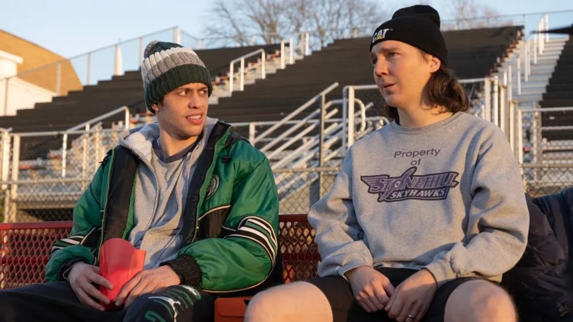 Paul Dano and Pete Davidson in Dumb Money (2023)