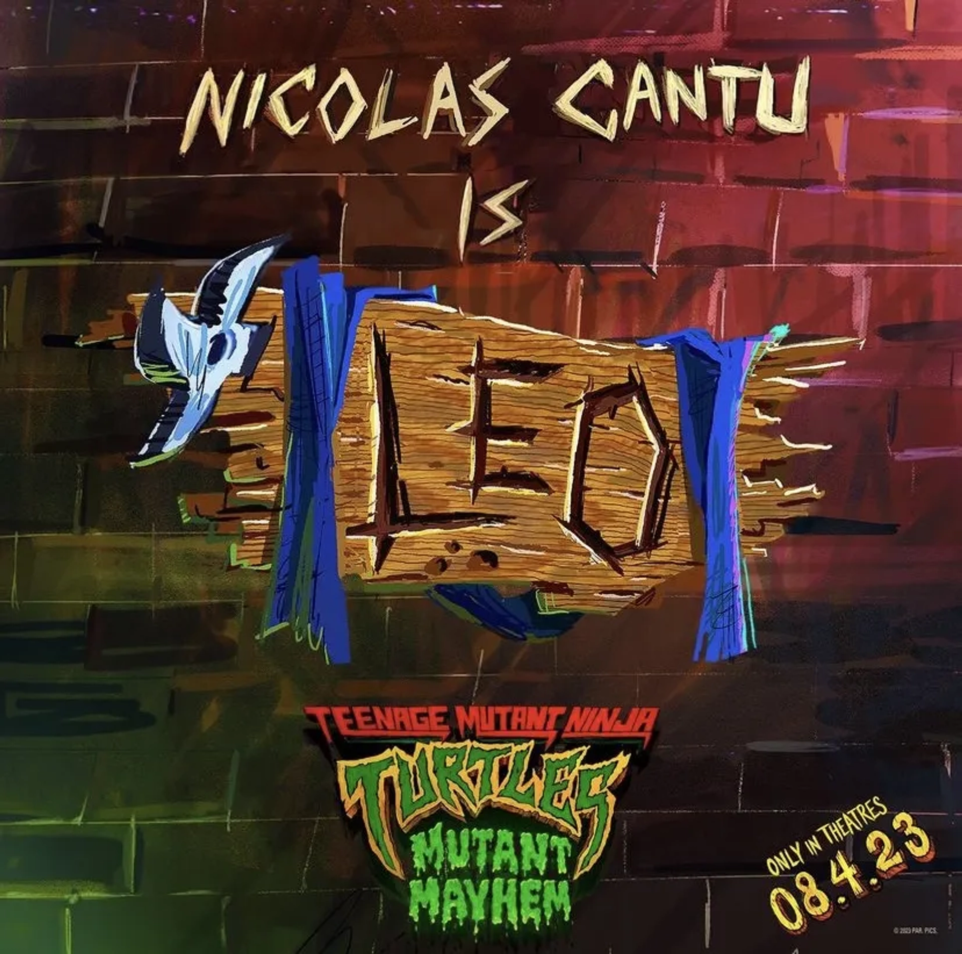 Nicolas Cantu in Teenage Mutant Ninja Turtles: Mutant Mayhem (2023)