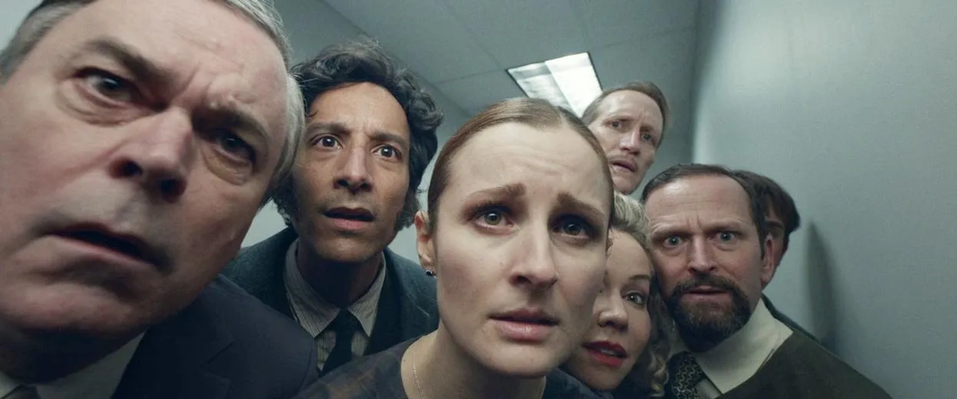 Christopher Heyerdahl, Shawn Macdonald, Bill Marchant, Danny Pudi, Allison Riley, and Kimberley Shoniker in Corner Office (2022)