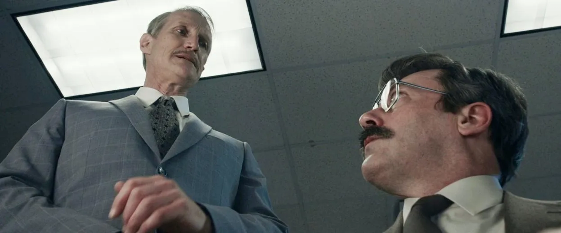 Jon Hamm and Christopher Heyerdahl in Corner Office (2022)