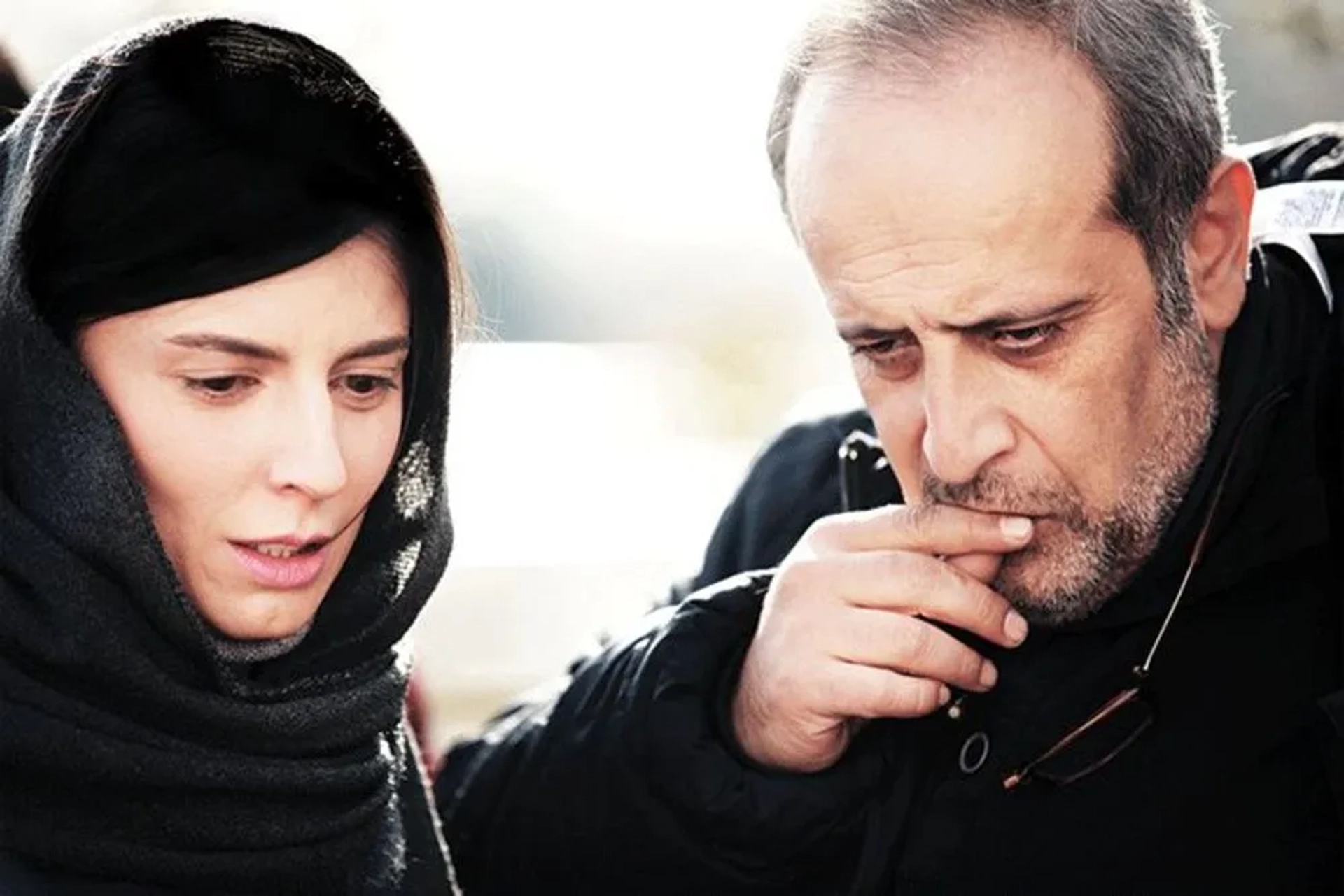 Leila Hatami and Hamid Nematollah in Subdued (2017)