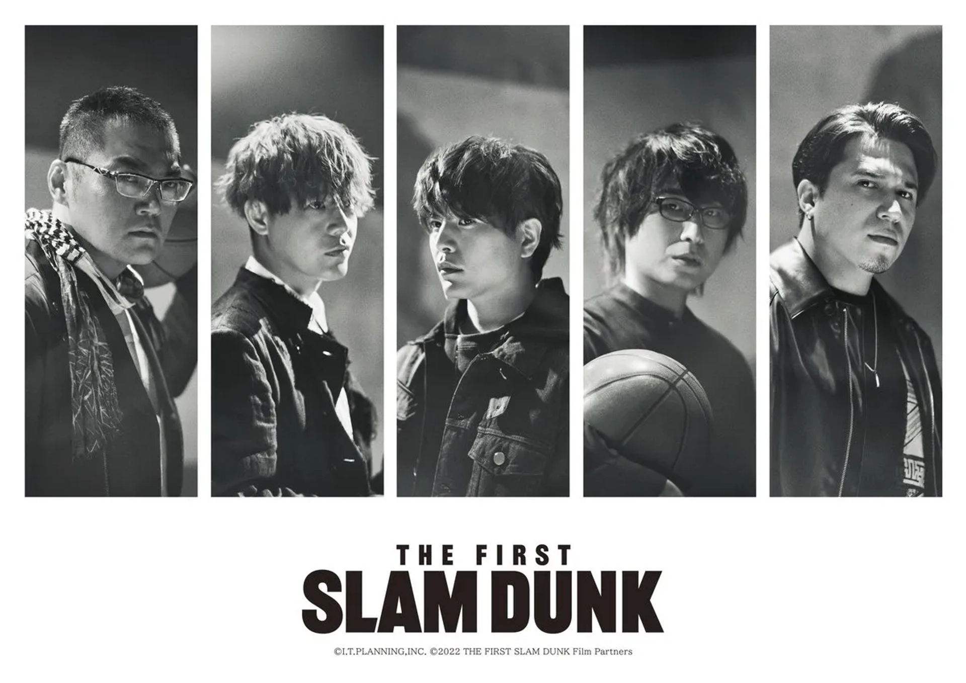 Kenta Miyake, Subaru Kimura, Jun Kasama, Shinichiro Kamio, and Shugo Nakamura in The First Slam Dunk (2022)