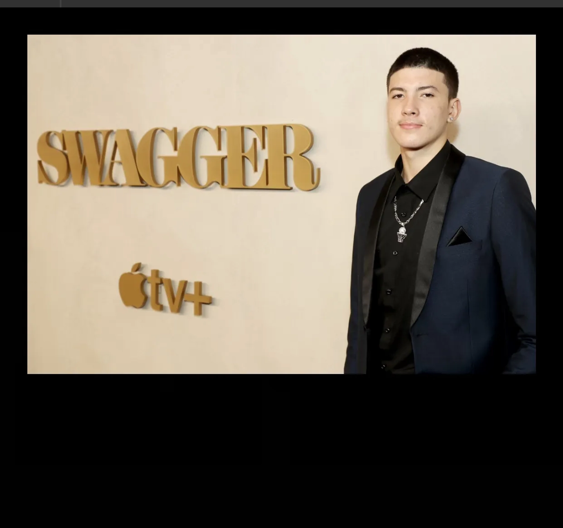 Jason Rivera-Torres at an event for Swagger (2021)