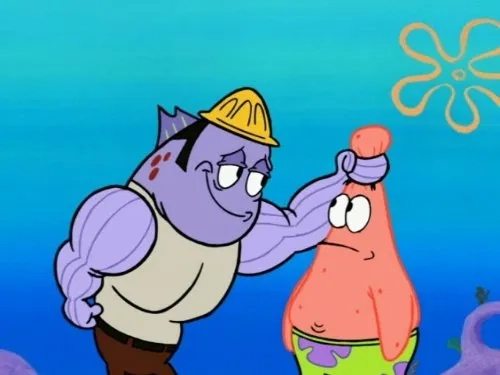 Dee Bradley Baker and Bill Fagerbakke in SpongeBob SquarePants (1999)