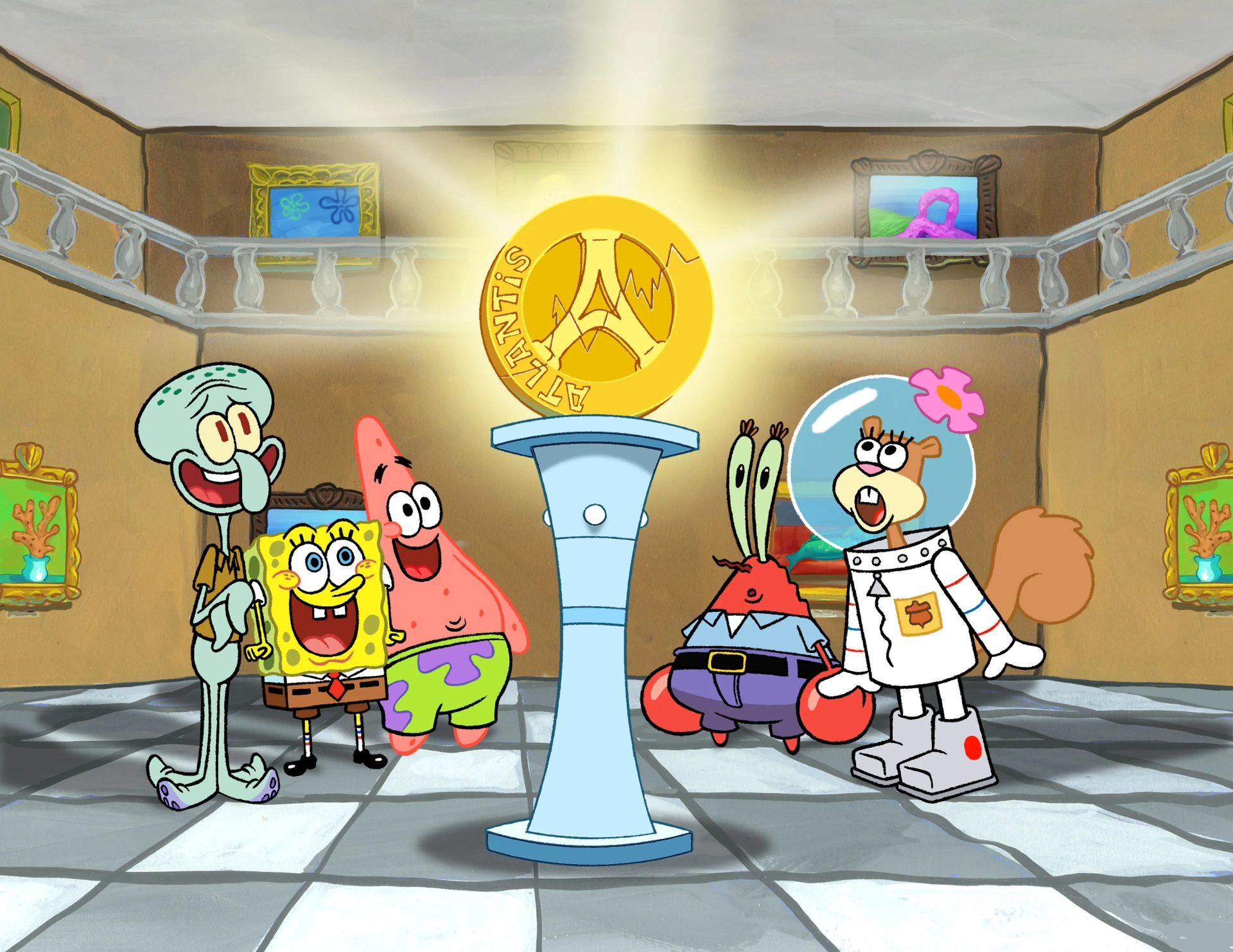 Clancy Brown, Rodger Bumpass, Bill Fagerbakke, Tom Kenny, and Carolyn Lawrence in SpongeBob SquarePants (1999)
