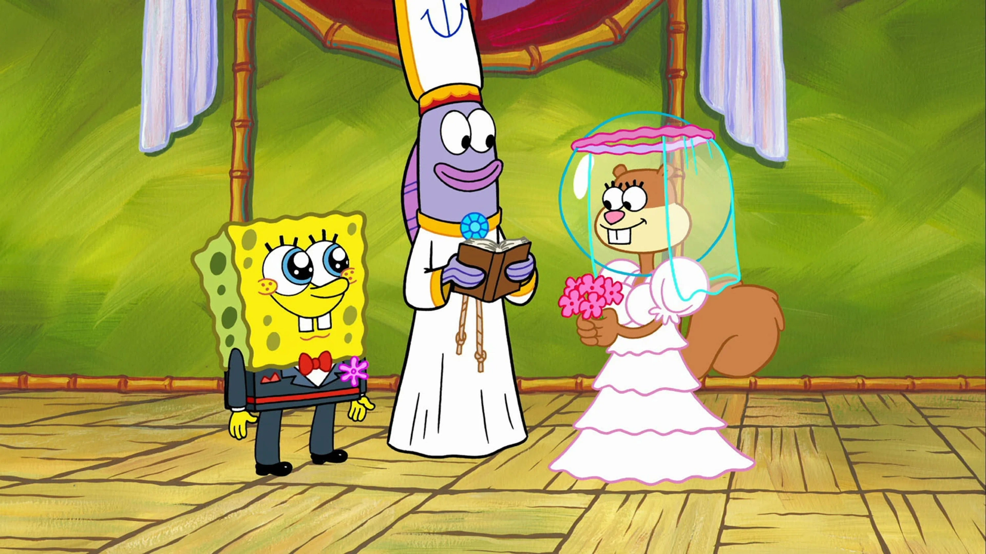 Tom Kenny and Carolyn Lawrence in SpongeBob SquarePants (1999)