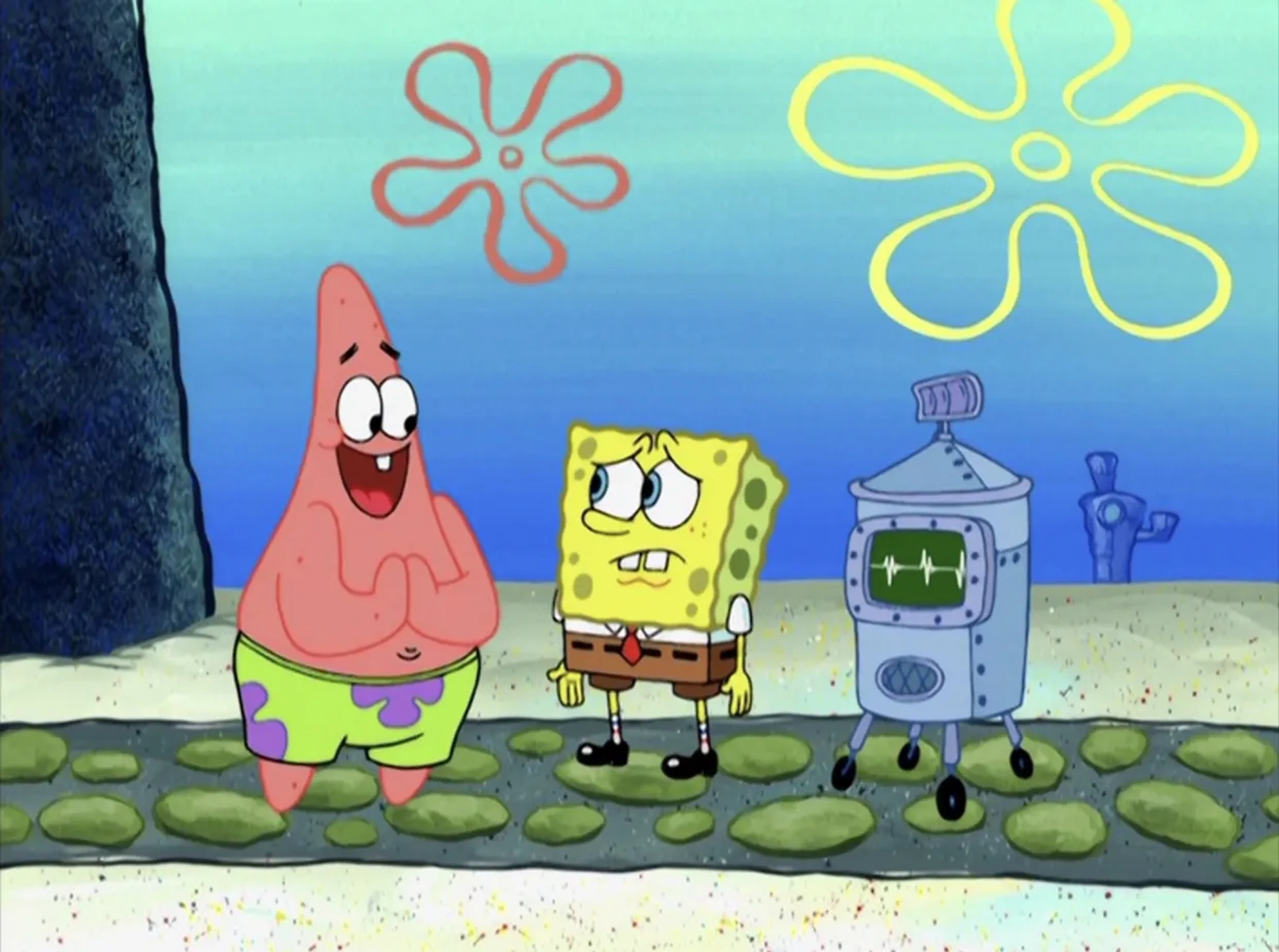 Bill Fagerbakke and Tom Kenny in SpongeBob SquarePants (1999)