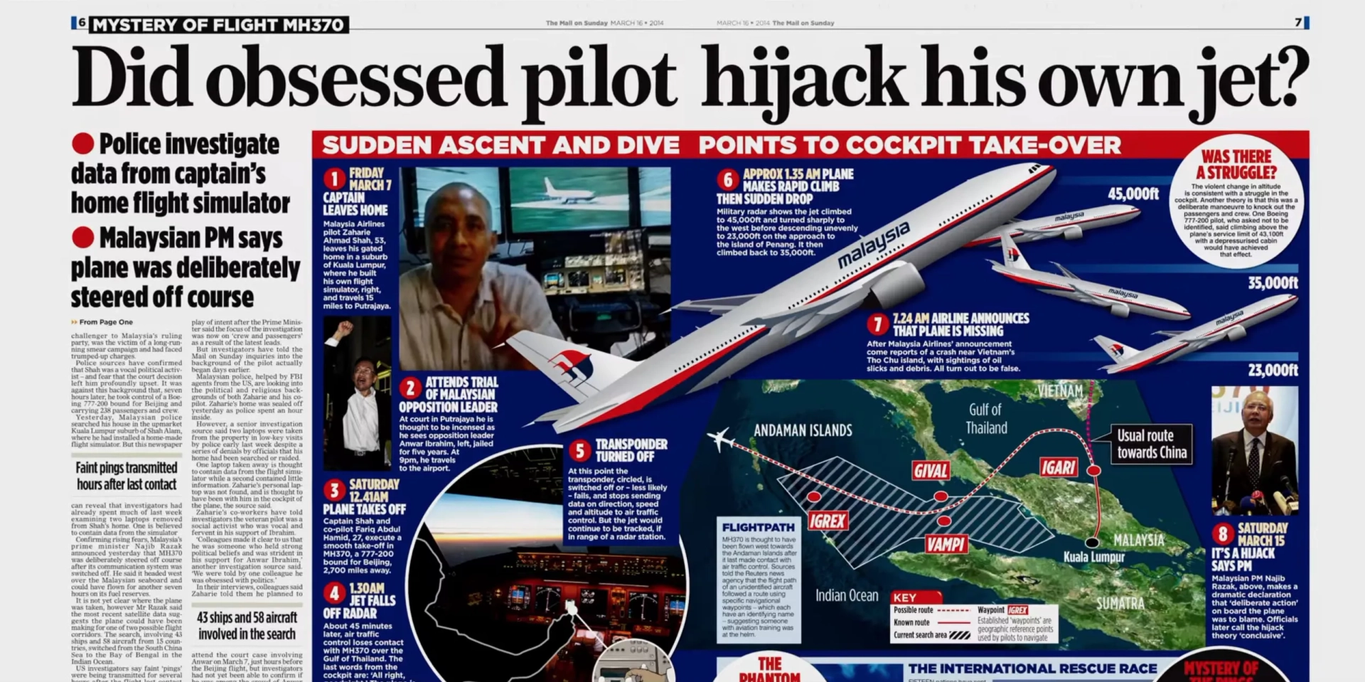 Zaharie Ahmad Shah in MH370: The Plane That Disappeared (2023)