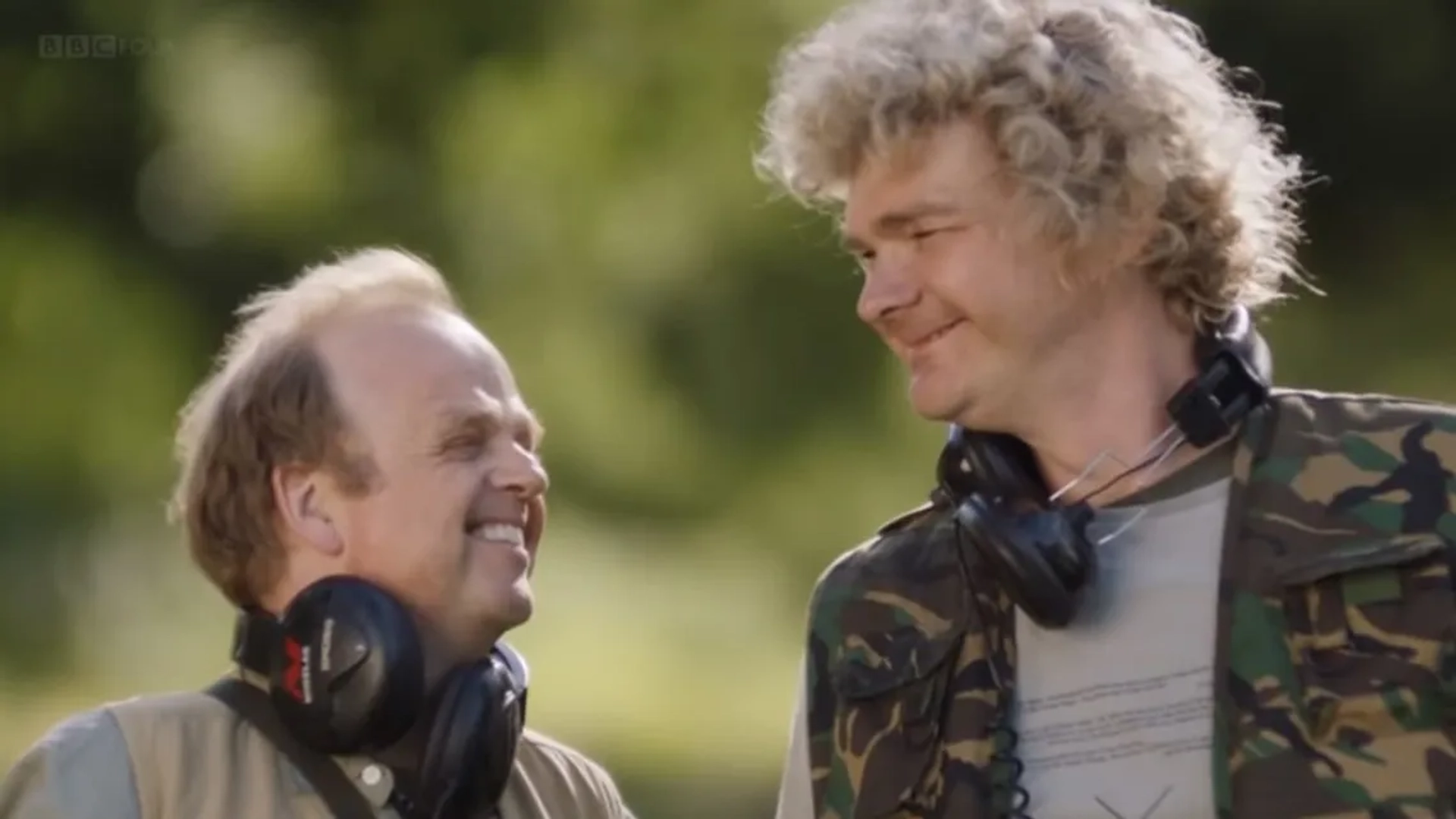 Toby Jones and Simon Farnaby in Detectorists (2014)