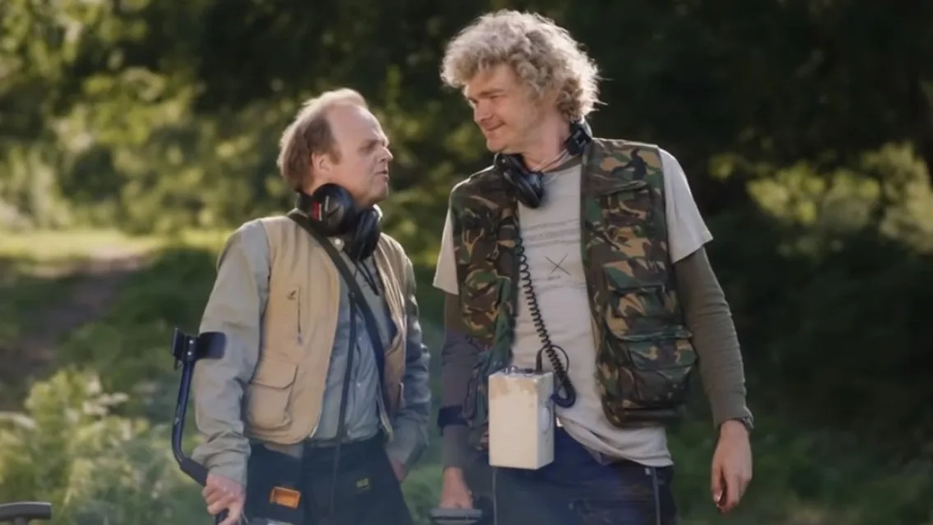 Toby Jones and Simon Farnaby in Detectorists (2014)