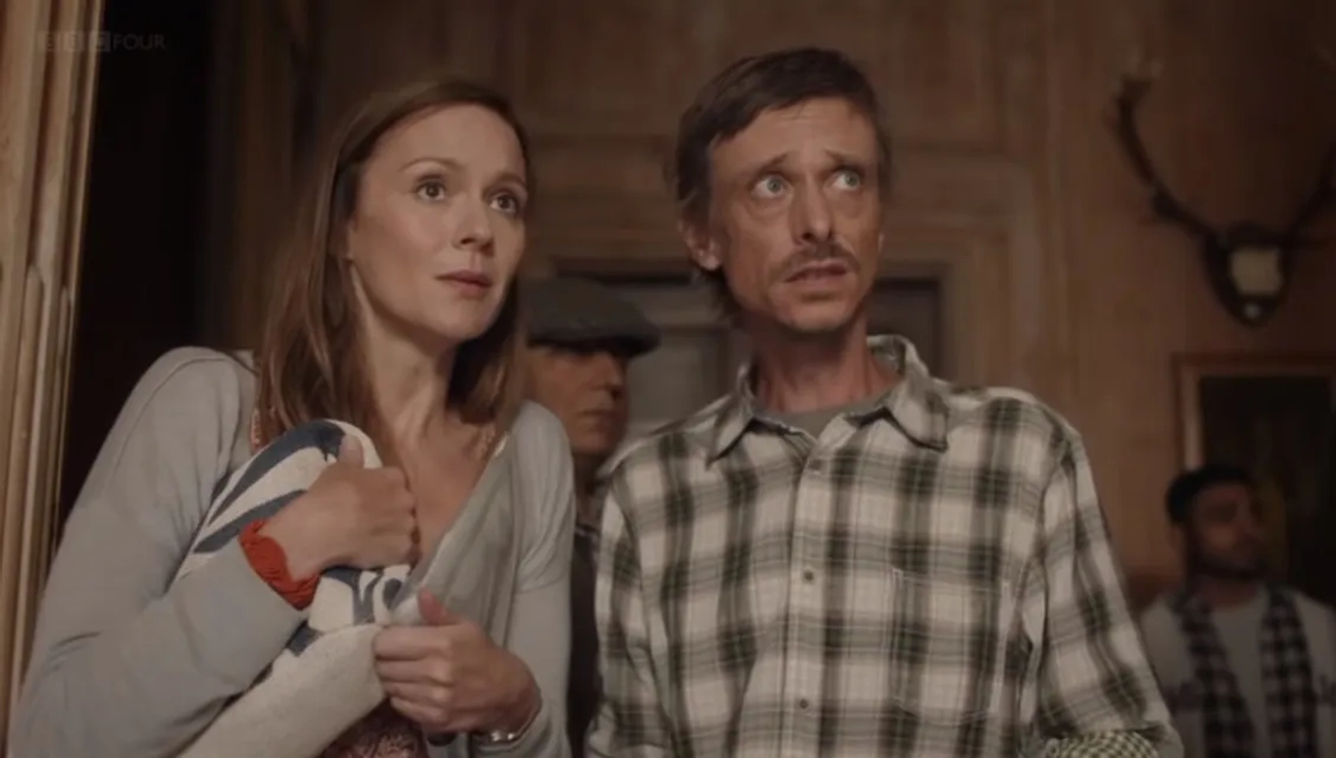 Mackenzie Crook and Rachael Stirling in Detectorists (2014)