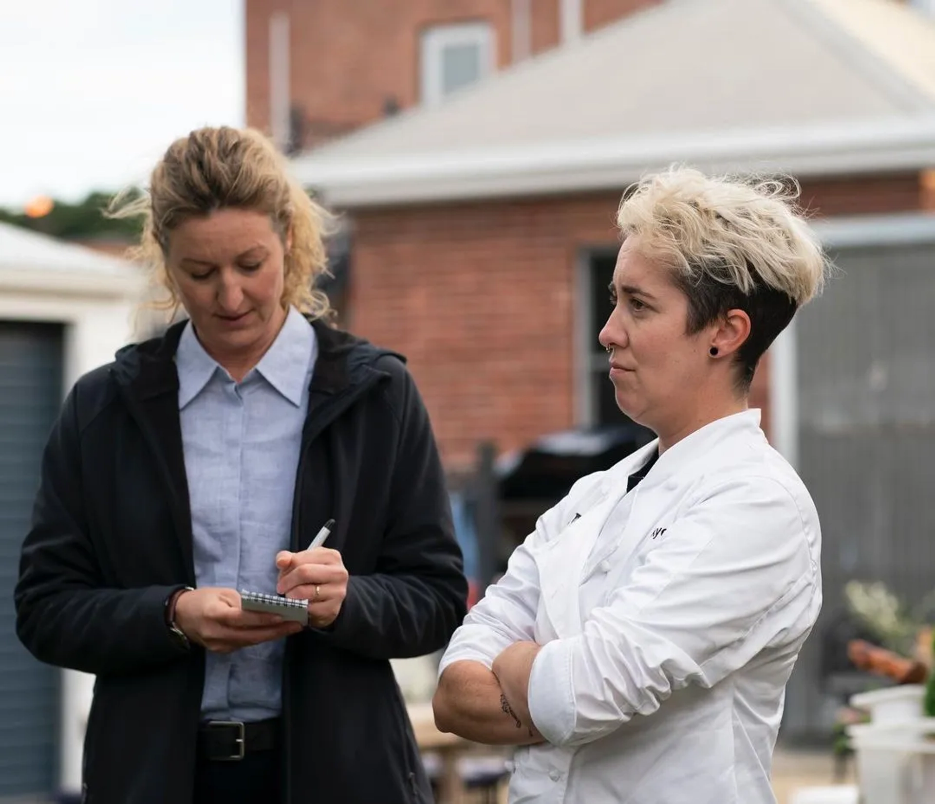Holly Austin and Kate Box in Deadloch (2023)