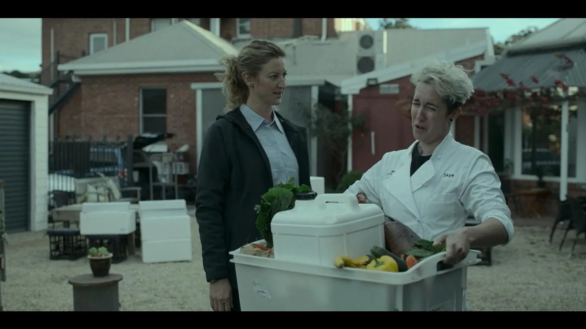 Holly Austin and Kate Box in Deadloch (2023)