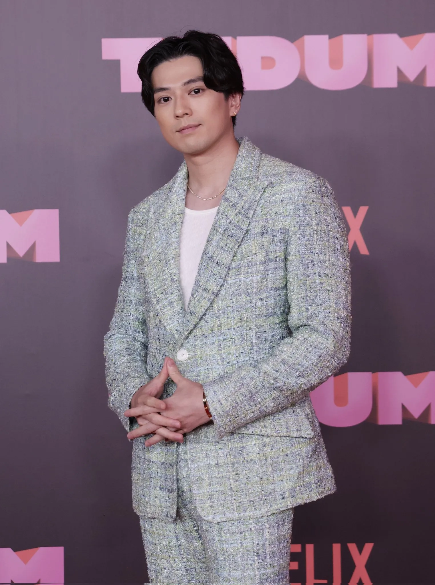 Mackenyu at an event for One Piece (2023)