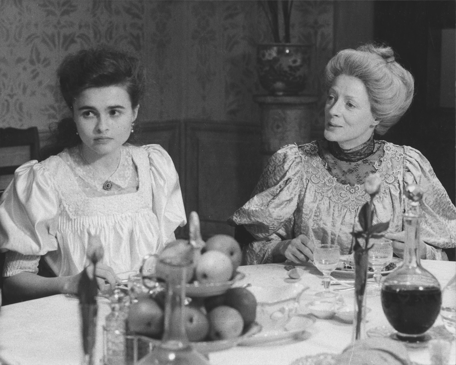 Helena Bonham Carter and Maggie Smith in A Room with a View (1985)