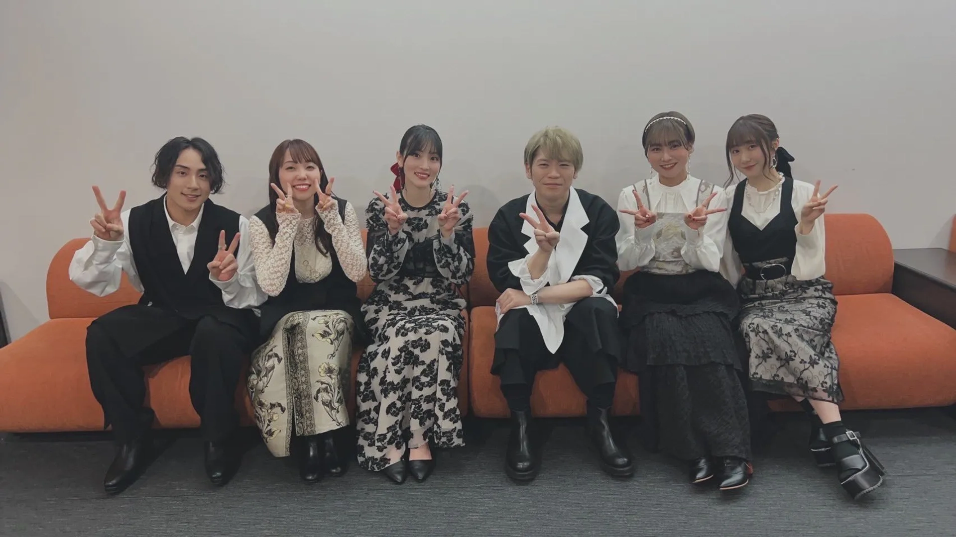 Rina Hidaka, Makoto Furukawa, Aoi Koga, Miyu Tomita, Konomi Kohara, and Ryôta Suzuki at an event for Kaguya-sama: Love is War (2019)