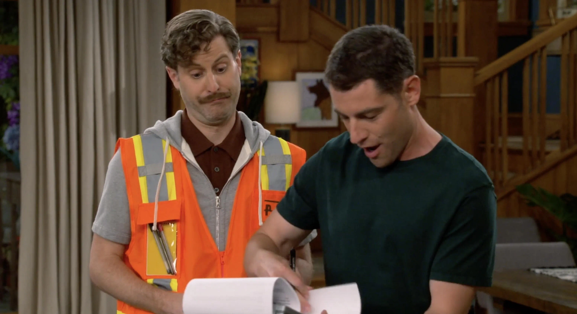 Max Greenfield & Andrew Brian Carter in "The Neighborhood" S5E1