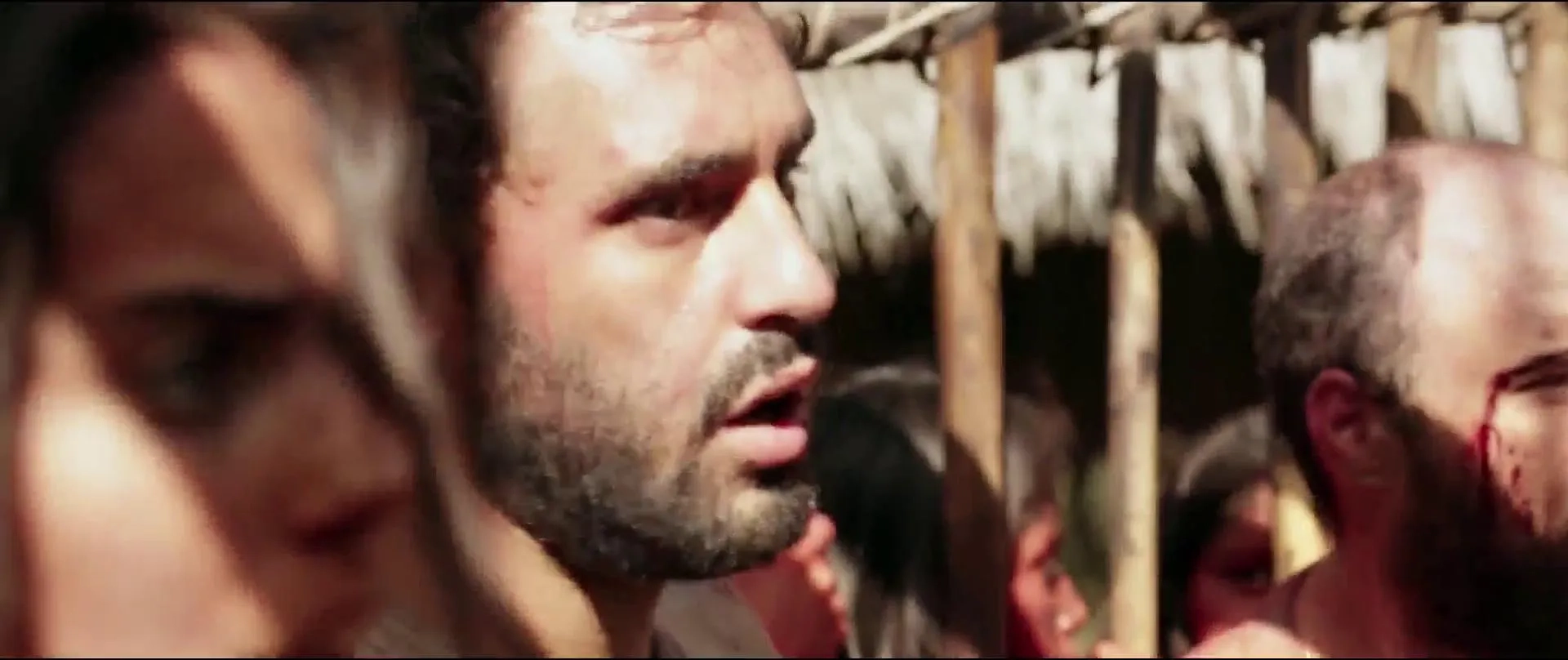 Nicolás Martínez and Ariel Levy in The Green Inferno (2013)