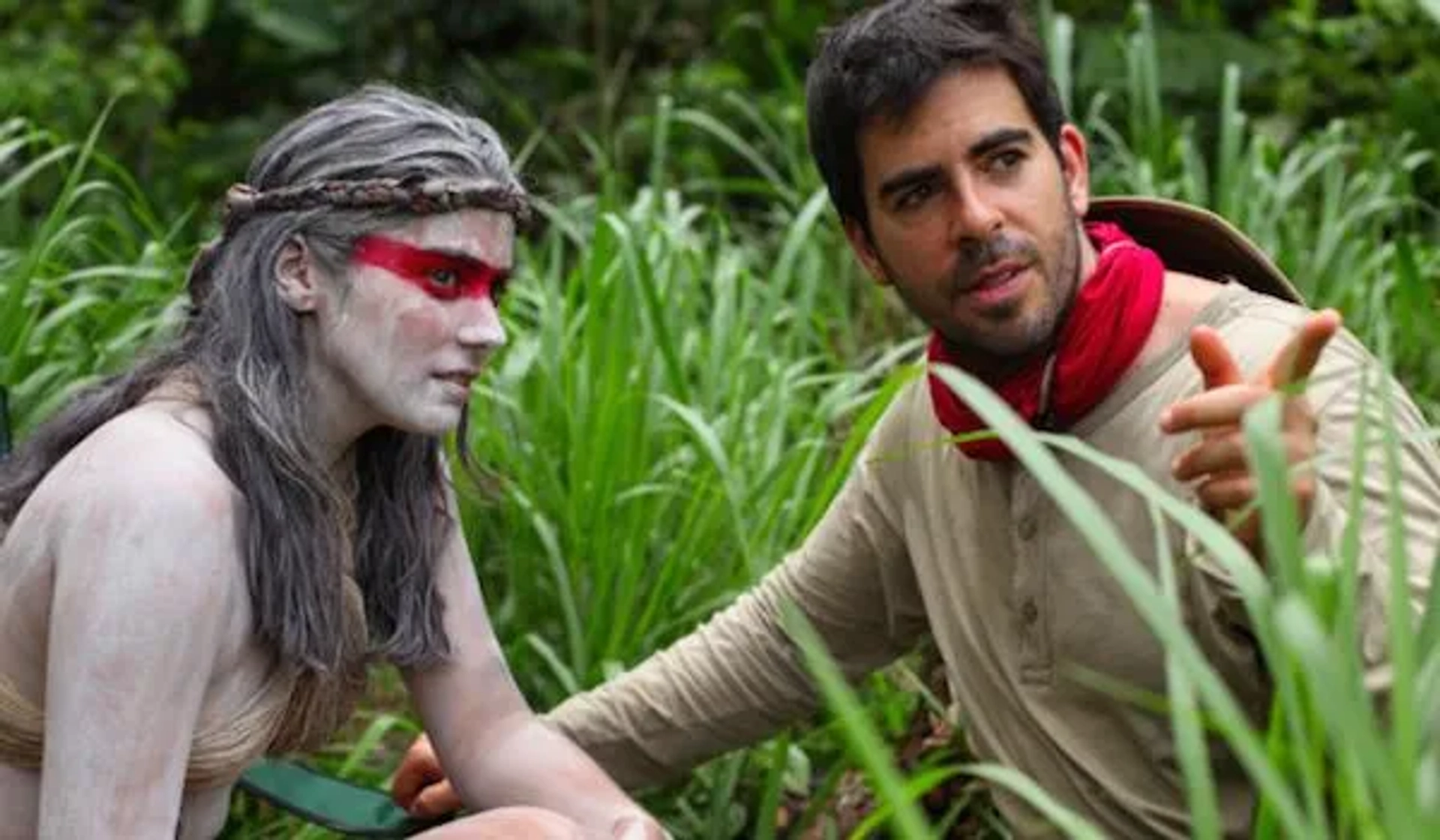 Eli Roth and Lorenza Izzo in The Green Inferno (2013)