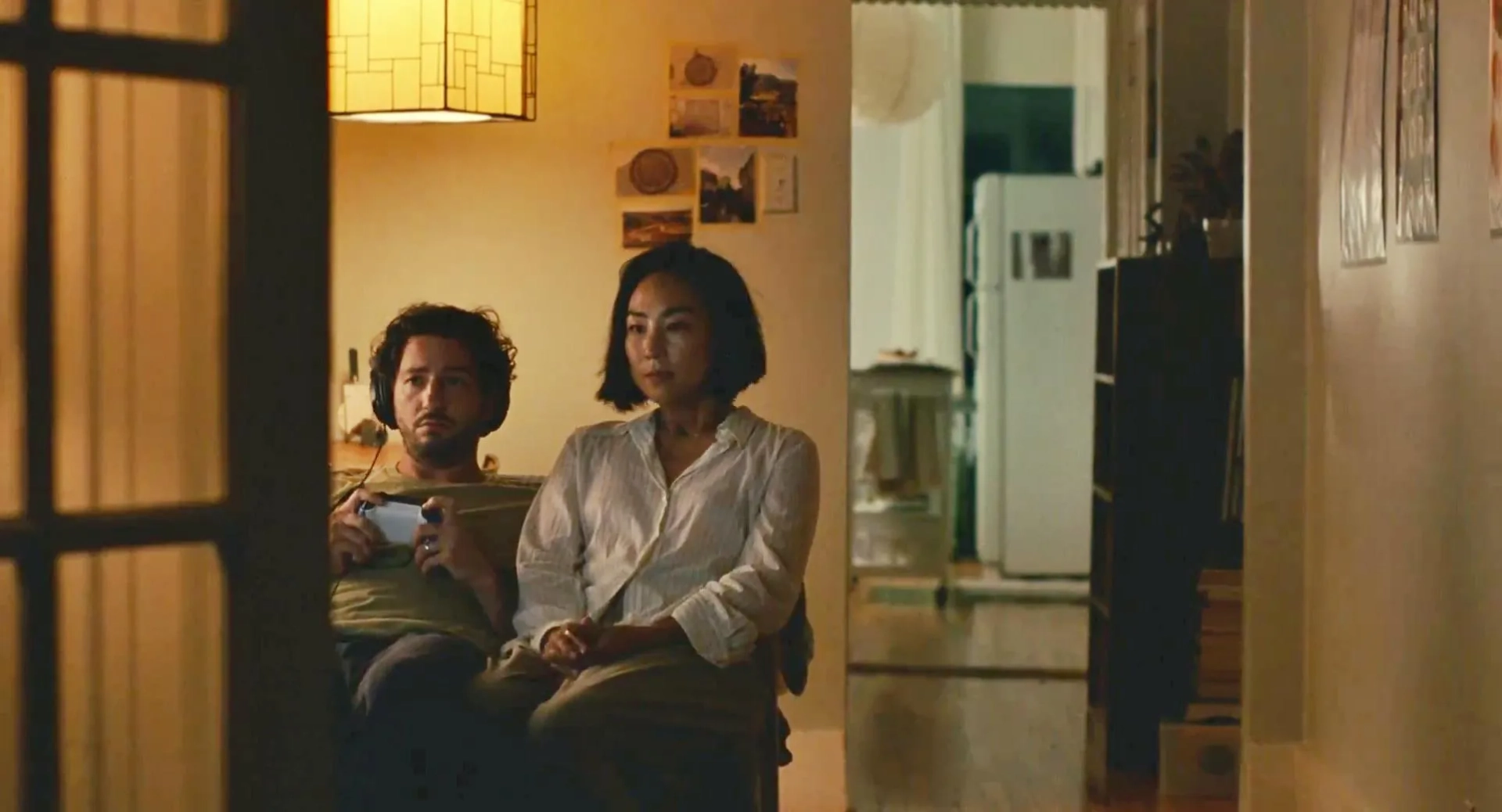 John Magaro and Greta Lee in Past Lives (2023)