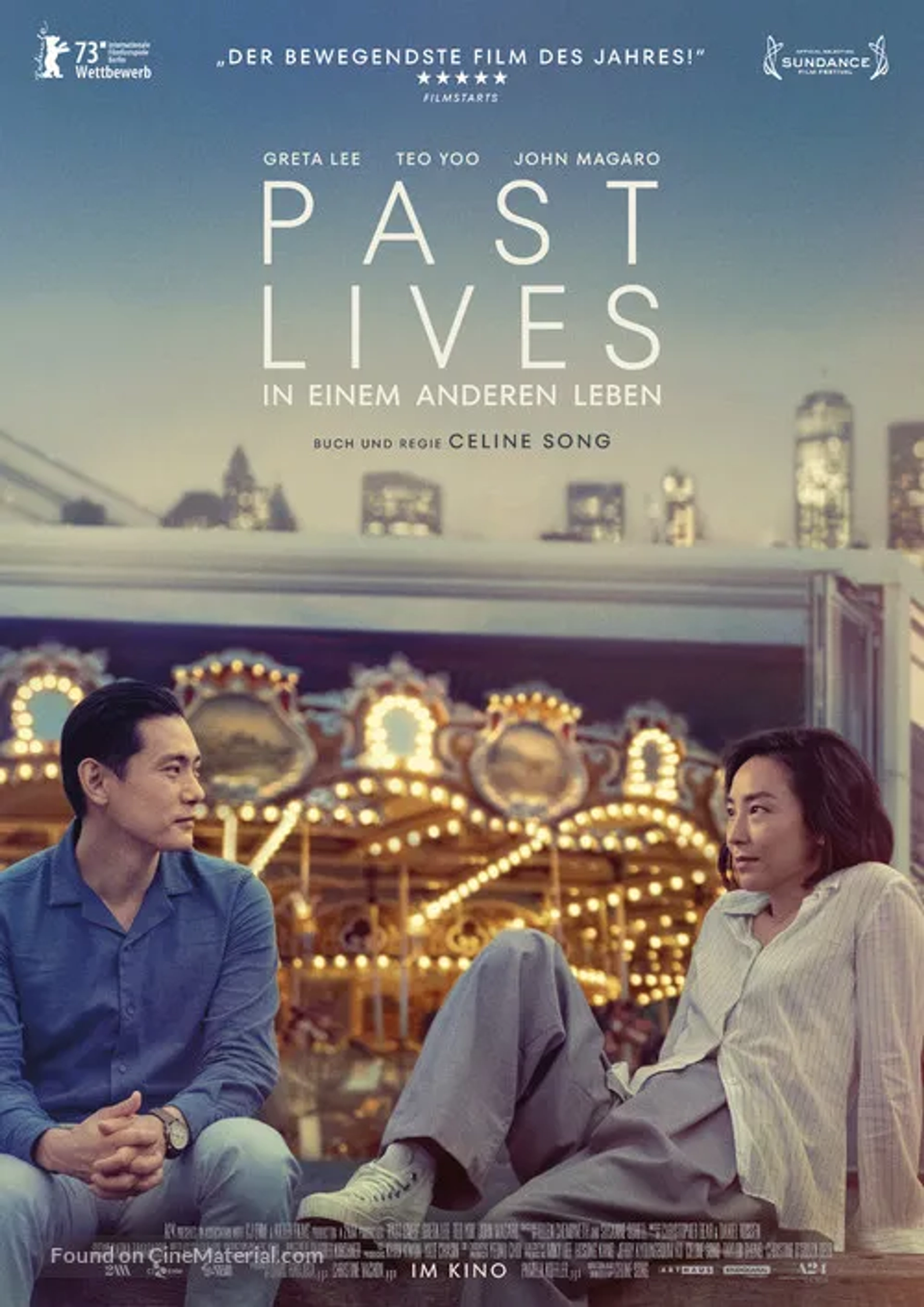 Teo Yoo and Greta Lee in Past Lives (2023)