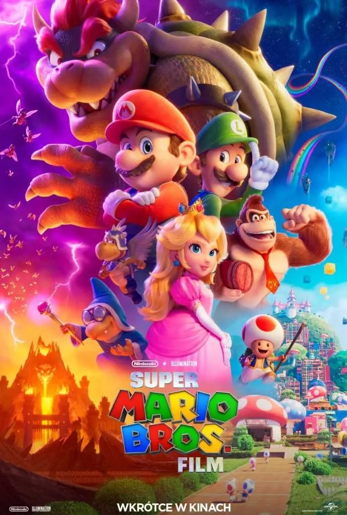 Jack Black, Charlie Day, Chris Pratt, Seth Rogen, Keegan-Michael Key, and Anya Taylor-Joy in The Super Mario Bros. Movie (2023)