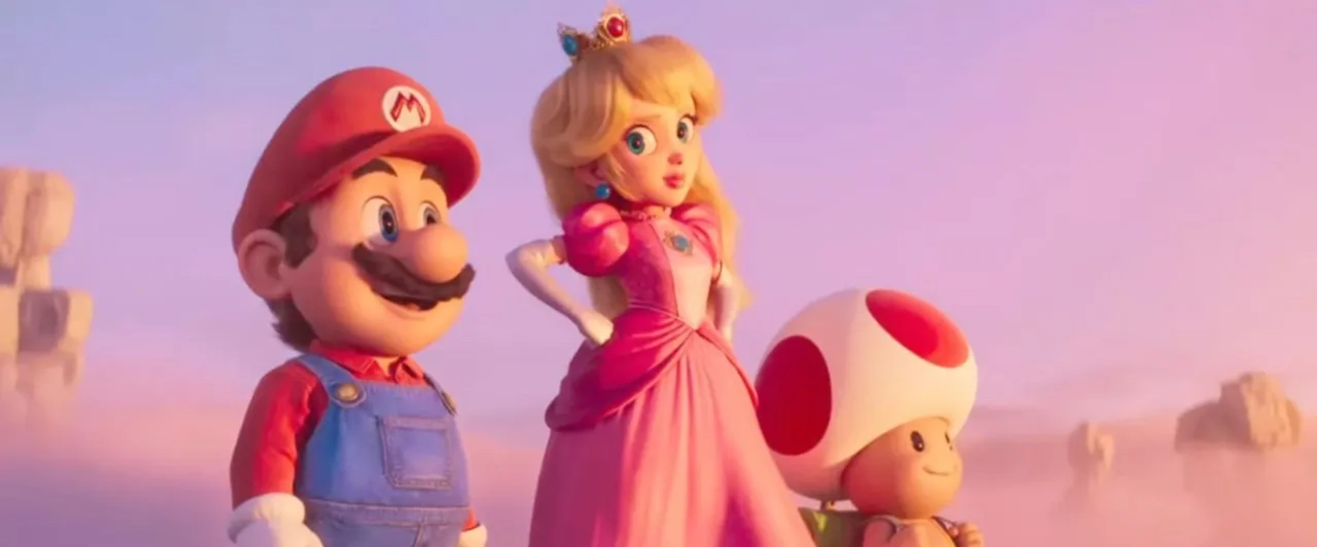 Chris Pratt, Keegan-Michael Key, and Anya Taylor-Joy in The Super Mario Bros. Movie (2023)