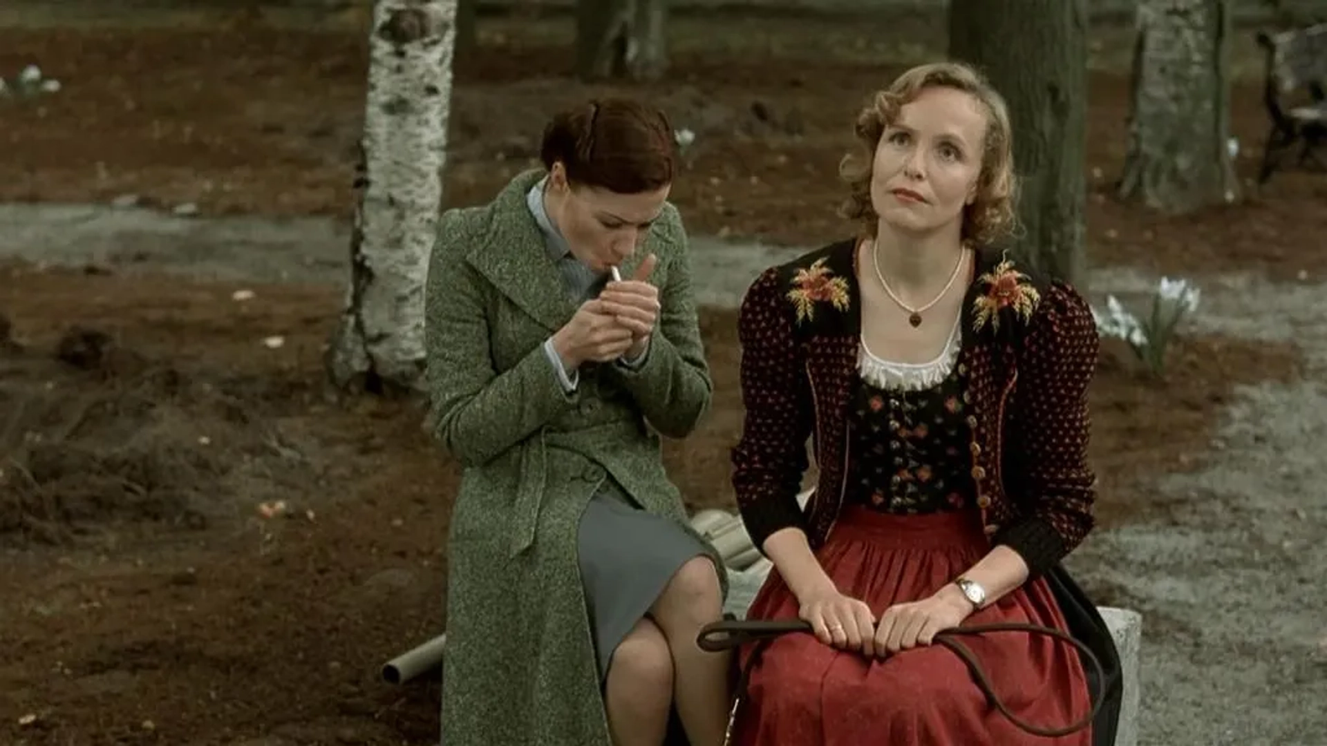 Juliane Köhler and Birgit Minichmayr in Downfall (2004)