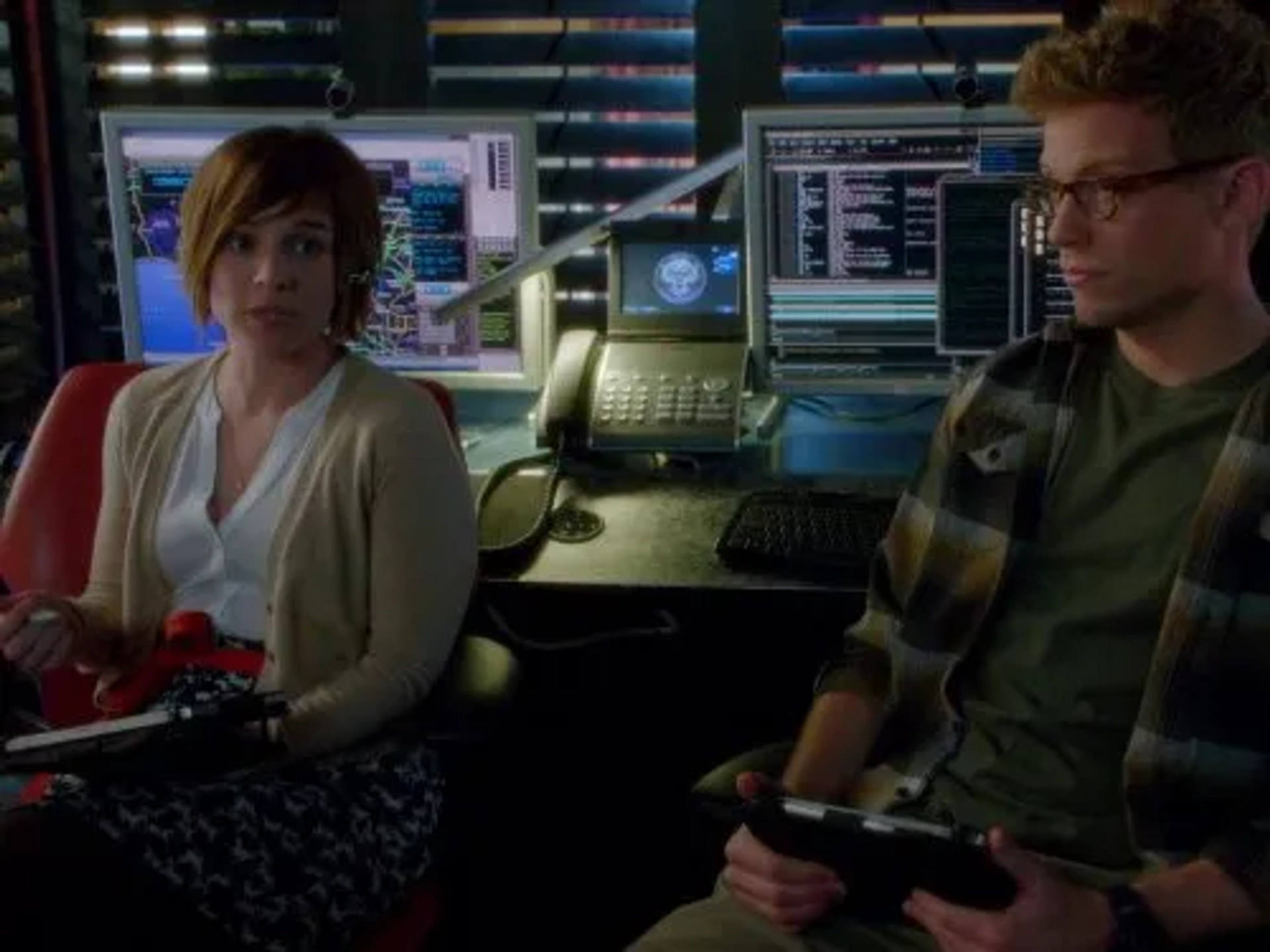 Barrett Foa and Renée Felice Smith in NCIS: Los Angeles (2009)