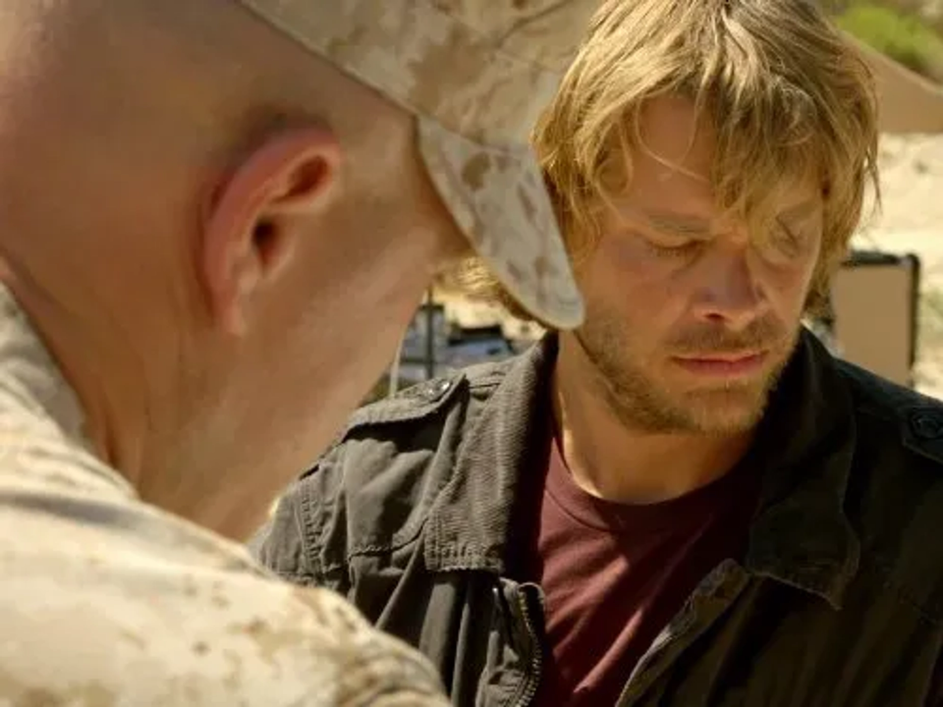 Bruno Gunn and Eric Christian Olsen in NCIS: Los Angeles (2009)