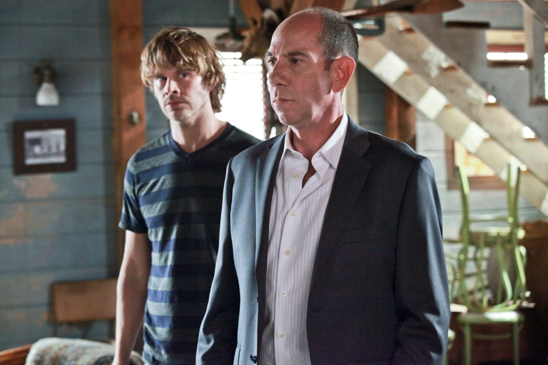 Miguel Ferrer and Eric Christian Olsen in NCIS: Los Angeles (2009)