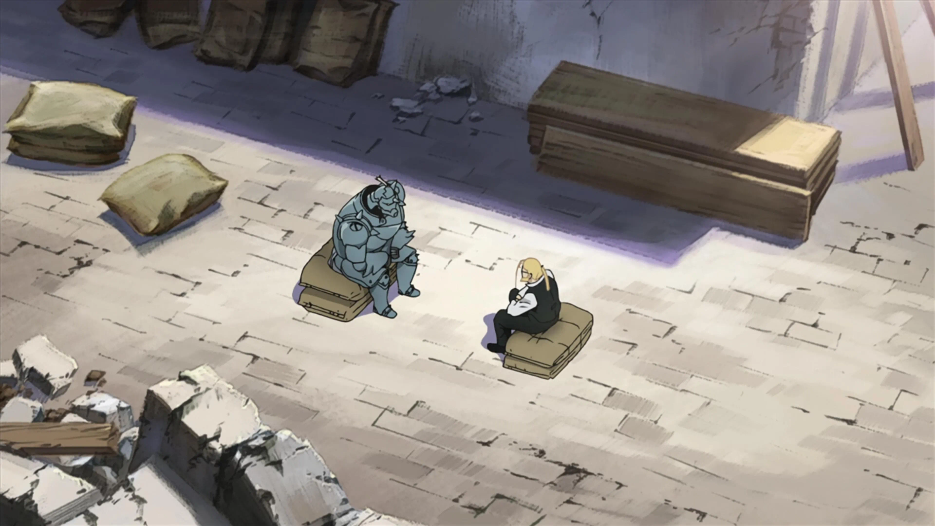 Unshô Ishizuka and Rie Kugimiya in Fullmetal Alchemist: Brotherhood (2009)