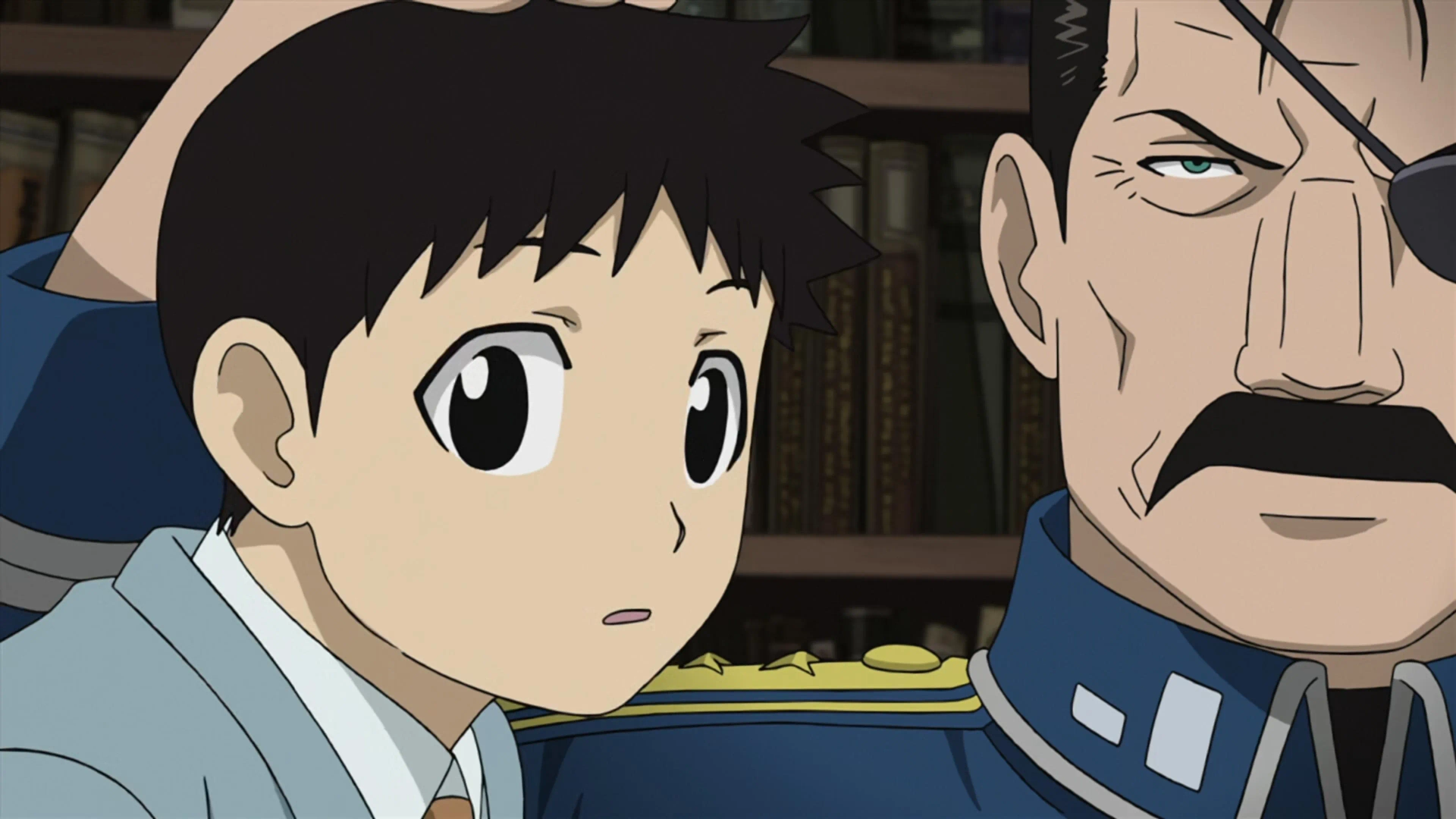 Hidekatsu Shibata and Yûko Sanpei in Fullmetal Alchemist: Brotherhood (2009)