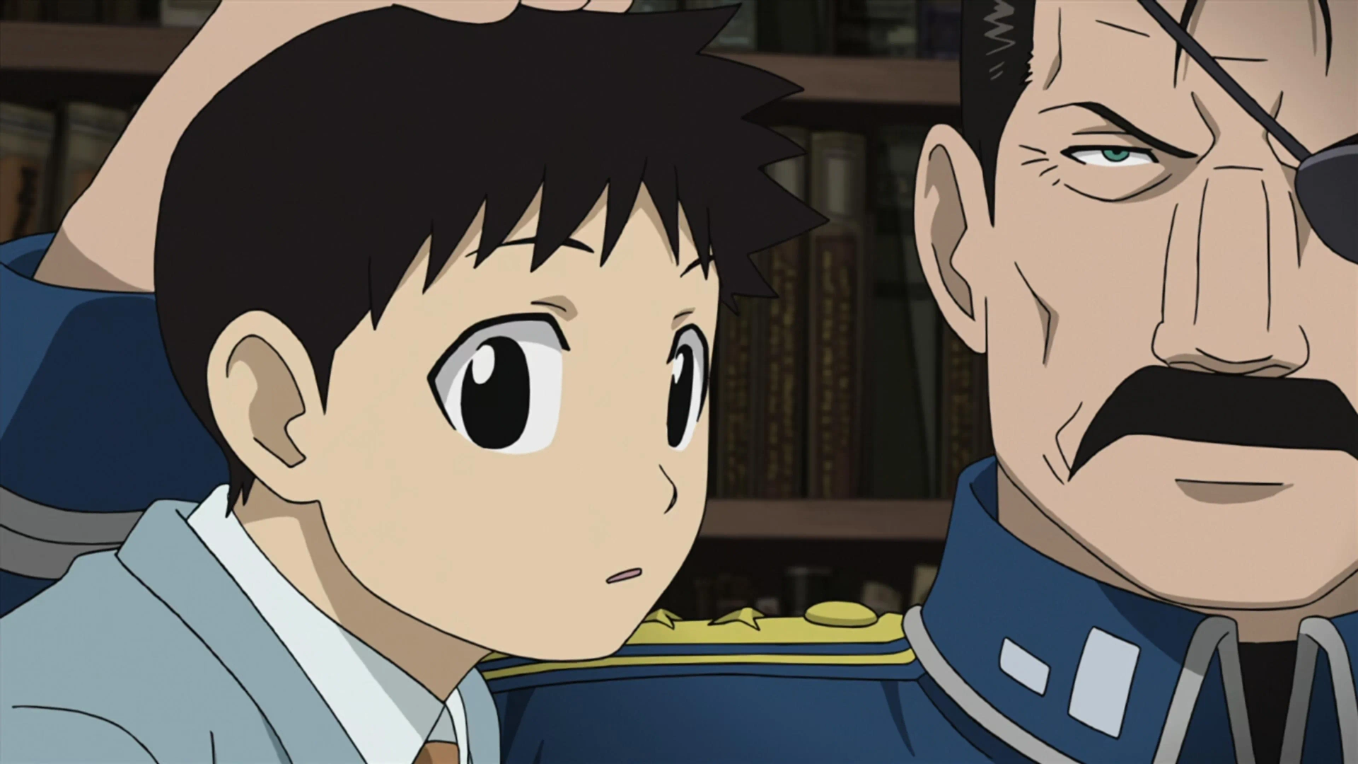 Hidekatsu Shibata and Yûko Sanpei in Fullmetal Alchemist: Brotherhood (2009)