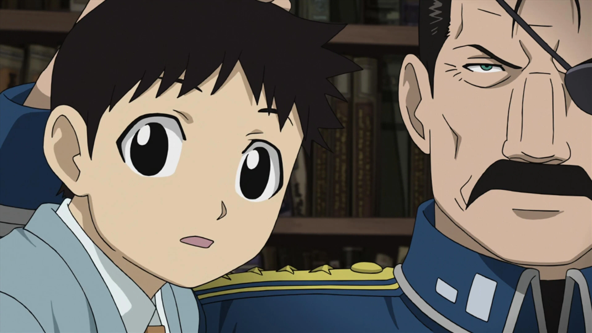 Hidekatsu Shibata and Yûko Sanpei in Fullmetal Alchemist: Brotherhood (2009)