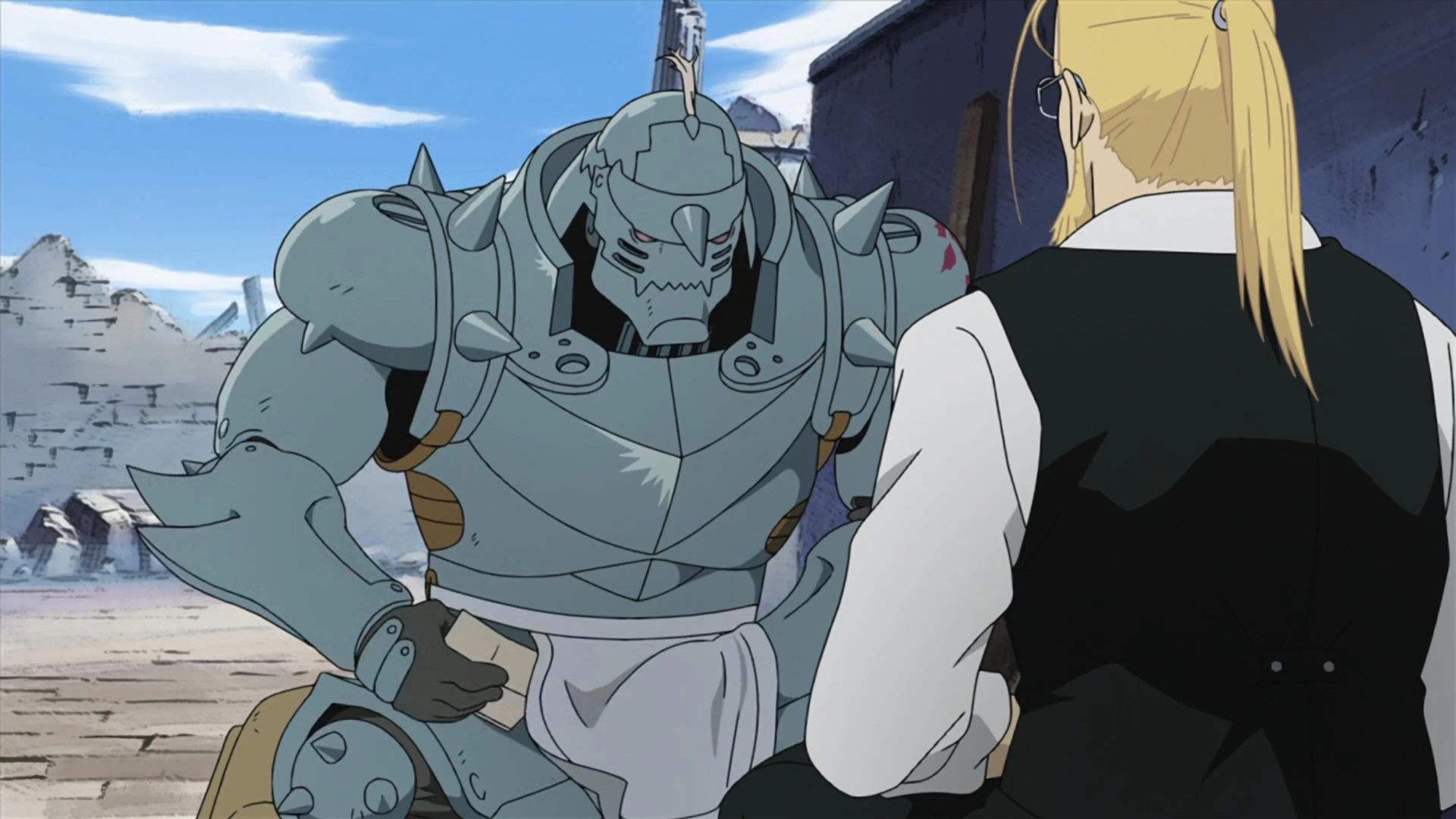 Unshô Ishizuka and Rie Kugimiya in Fullmetal Alchemist: Brotherhood (2009)