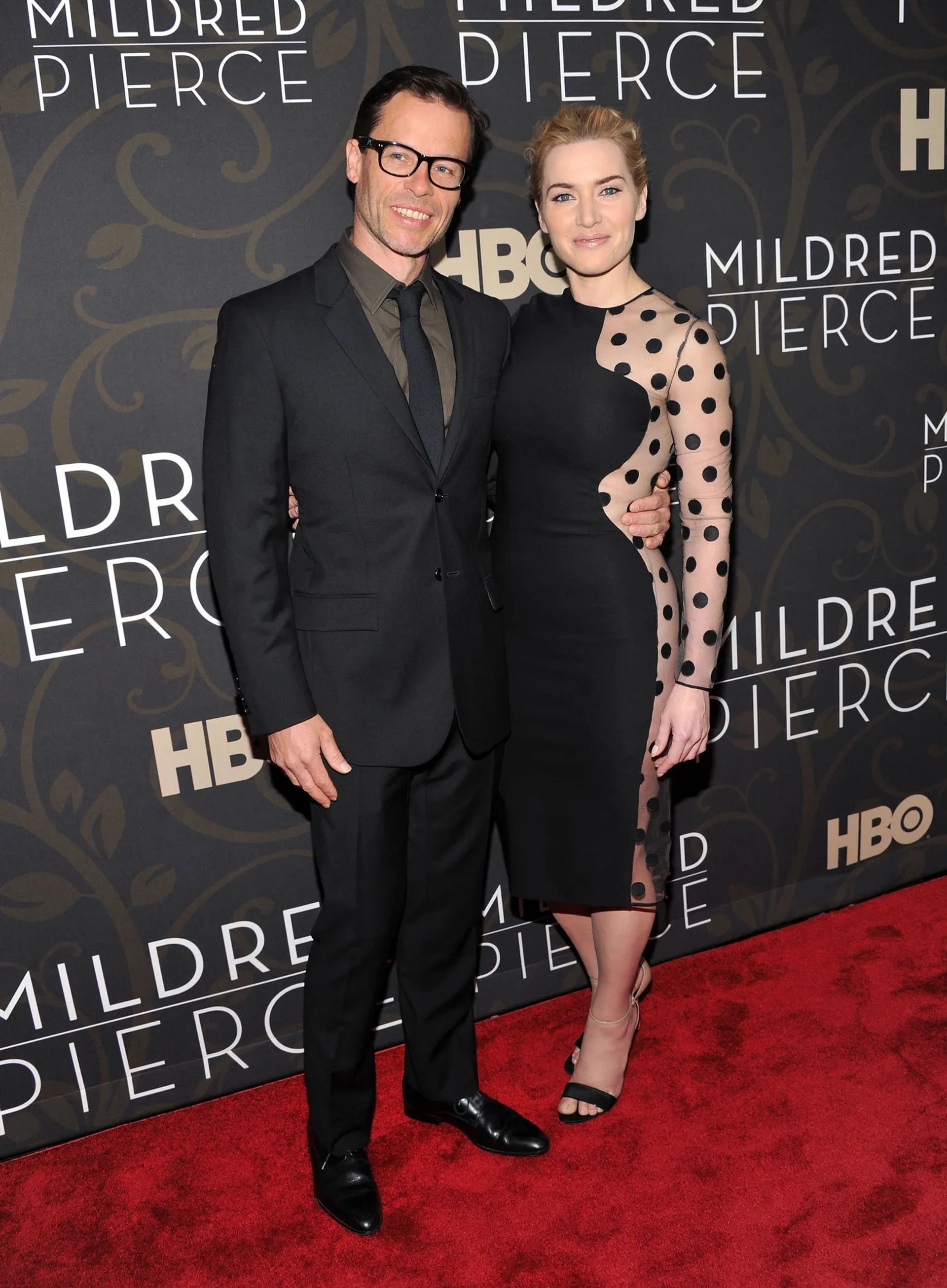 Kate Winslet and Guy Pearce at an event for Mildred Pierce (2011)