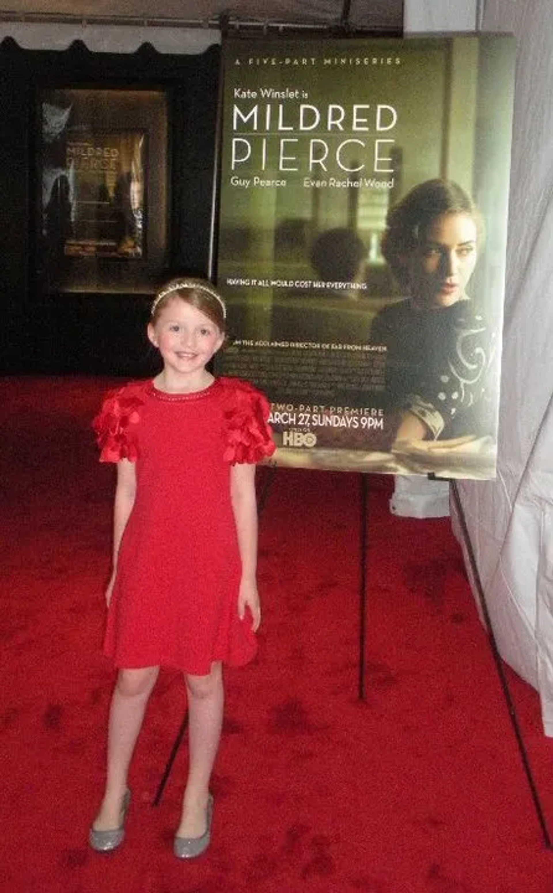 Quinn McColgan at Mildred Pierce Premier in New York City