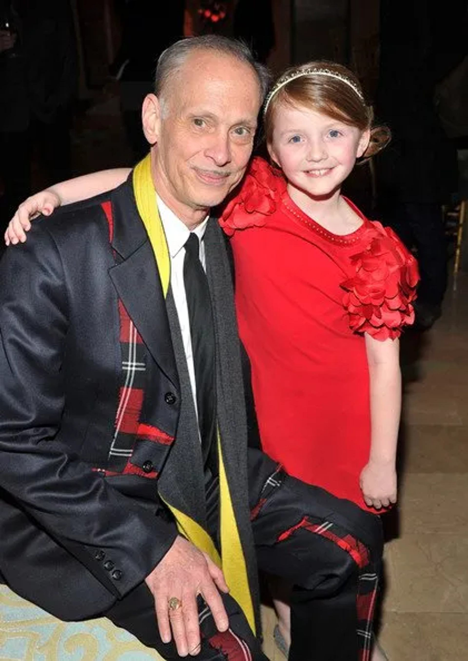 Quinn McColgan & John Waters at Mildred Pierce Premiere