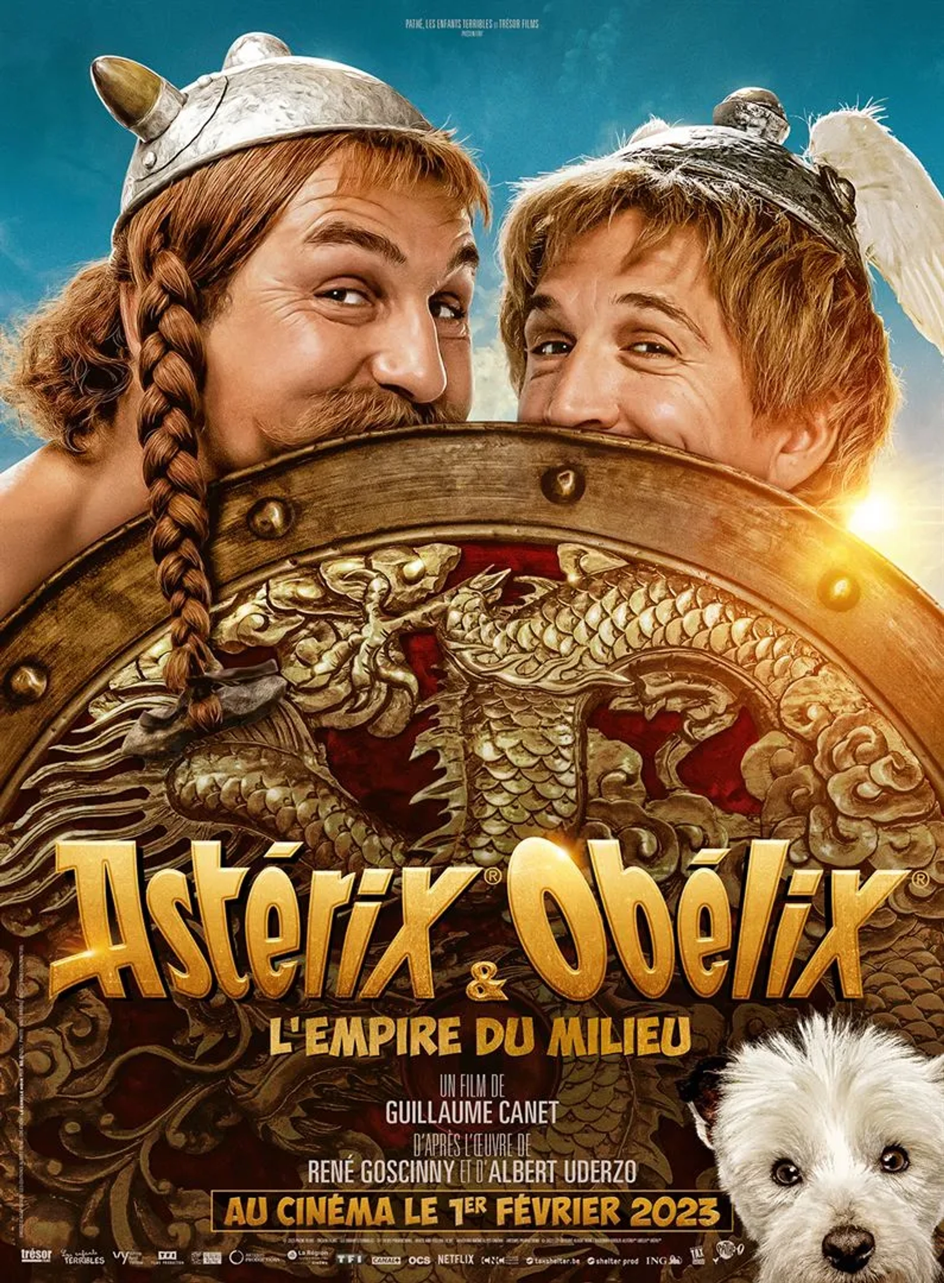 Guillaume Canet and Gilles Lellouche in Asterix & Obelix: The Middle Kingdom (2023)