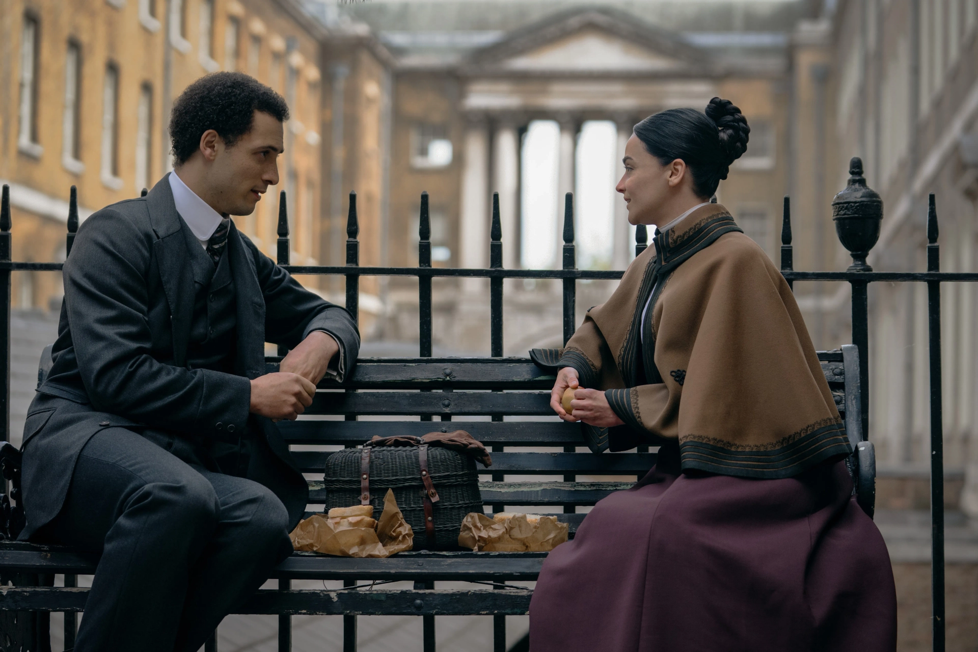 Hayley Squires and Jamael Westman in The Essex Serpent (2022)