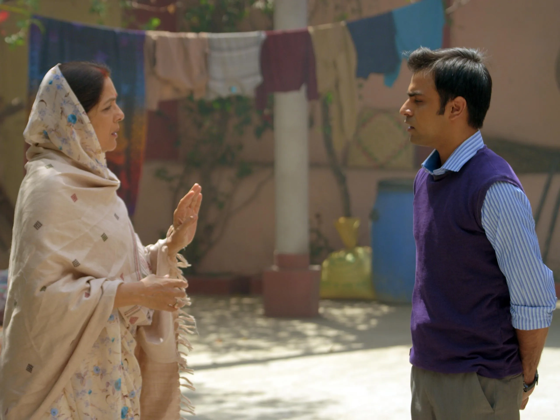 Neena Gupta and Jitendra Kumar in Panchayat (2020)