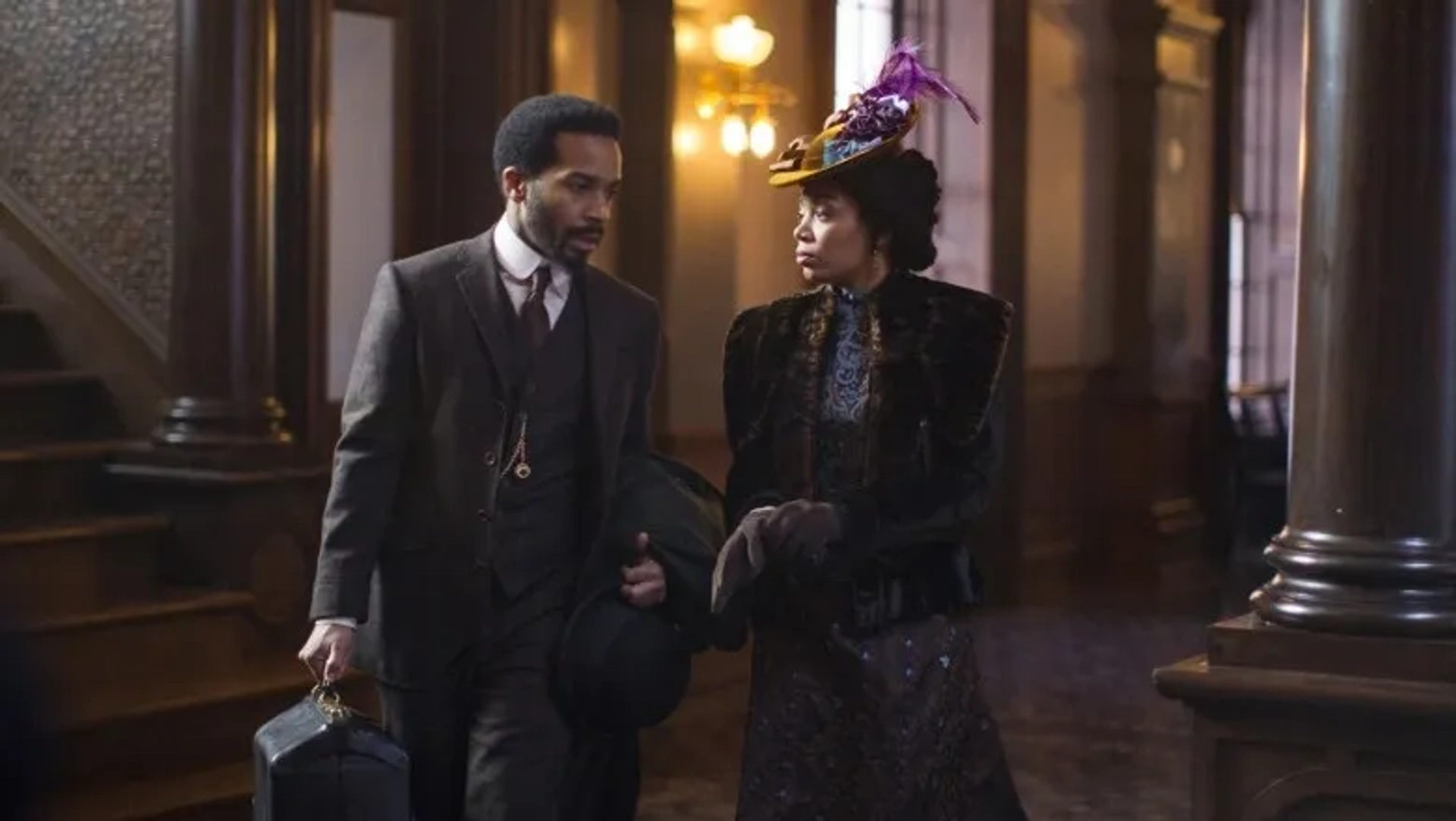 Zaraah Abrahams and André Holland in The Knick (2014)