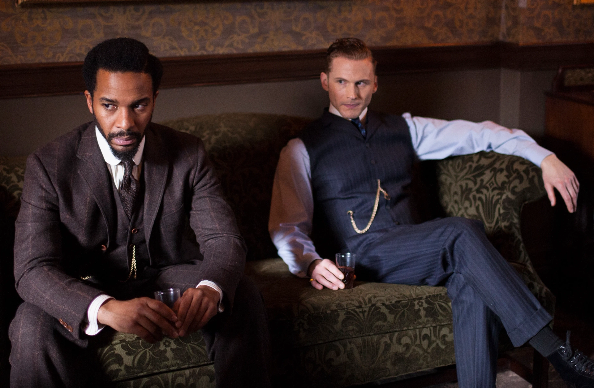 Charles Aitken and André Holland in The Knick