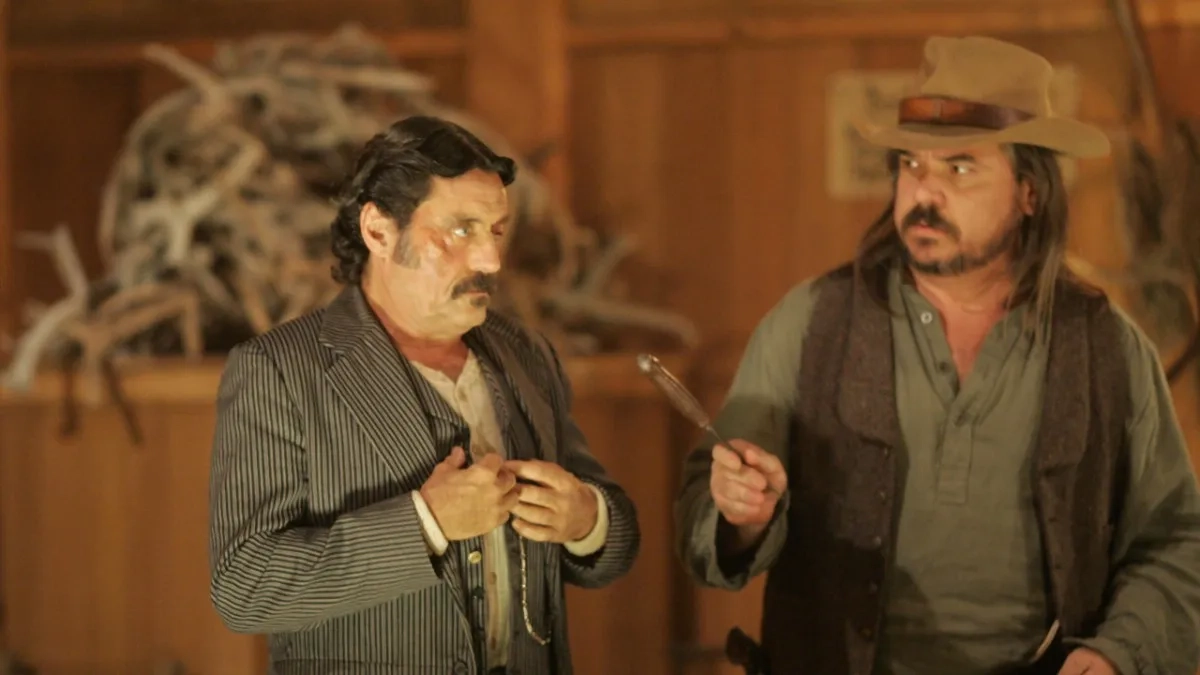 W. Earl Brown and Ian McShane in Deadwood (2004)