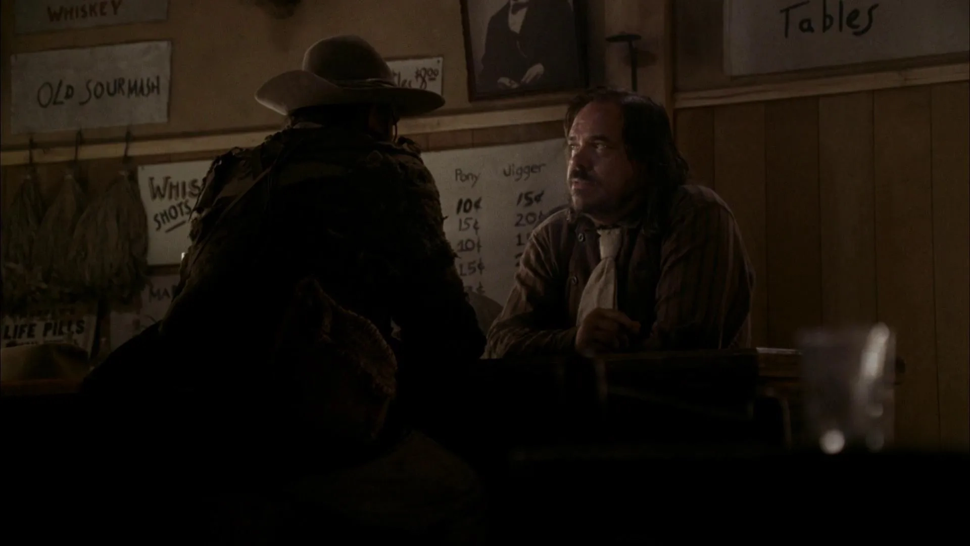 Jim Beaver and W. Earl Brown in Deadwood (2004)