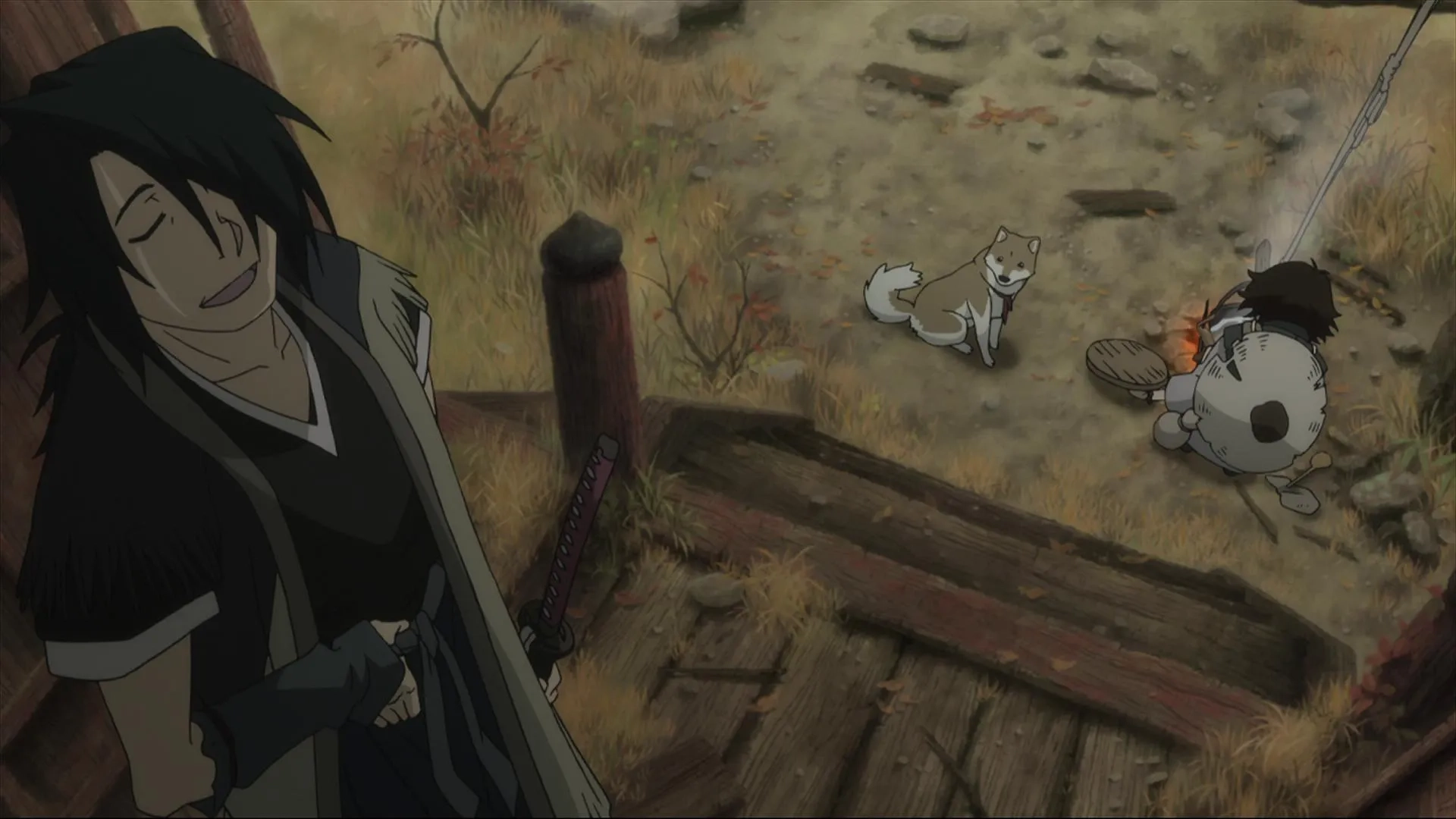 Tomoya Nagase in Sword of the Stranger (2007)