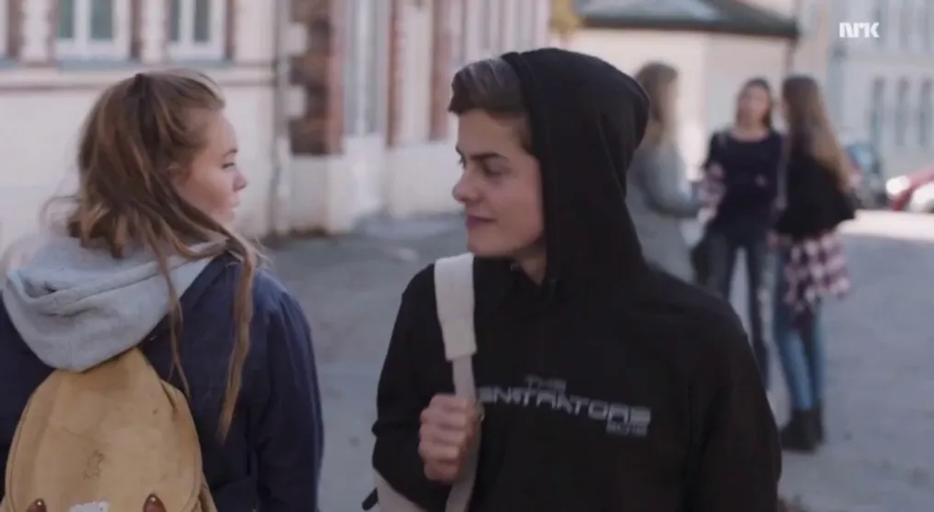 Herman Tømmeraas and Lisa Teige in Skam (2015)