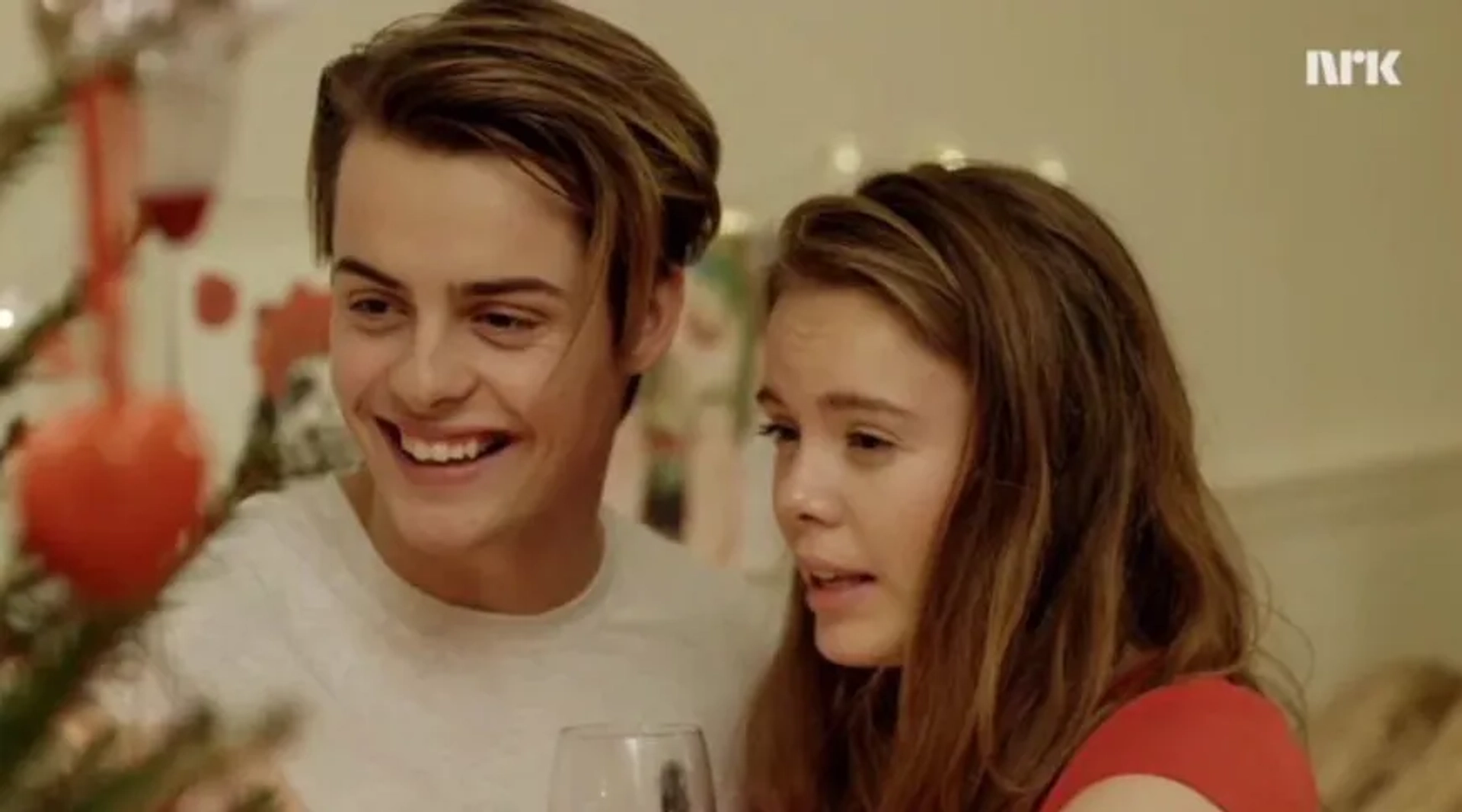 Herman Tømmeraas and Lisa Teige in Skam (2015)