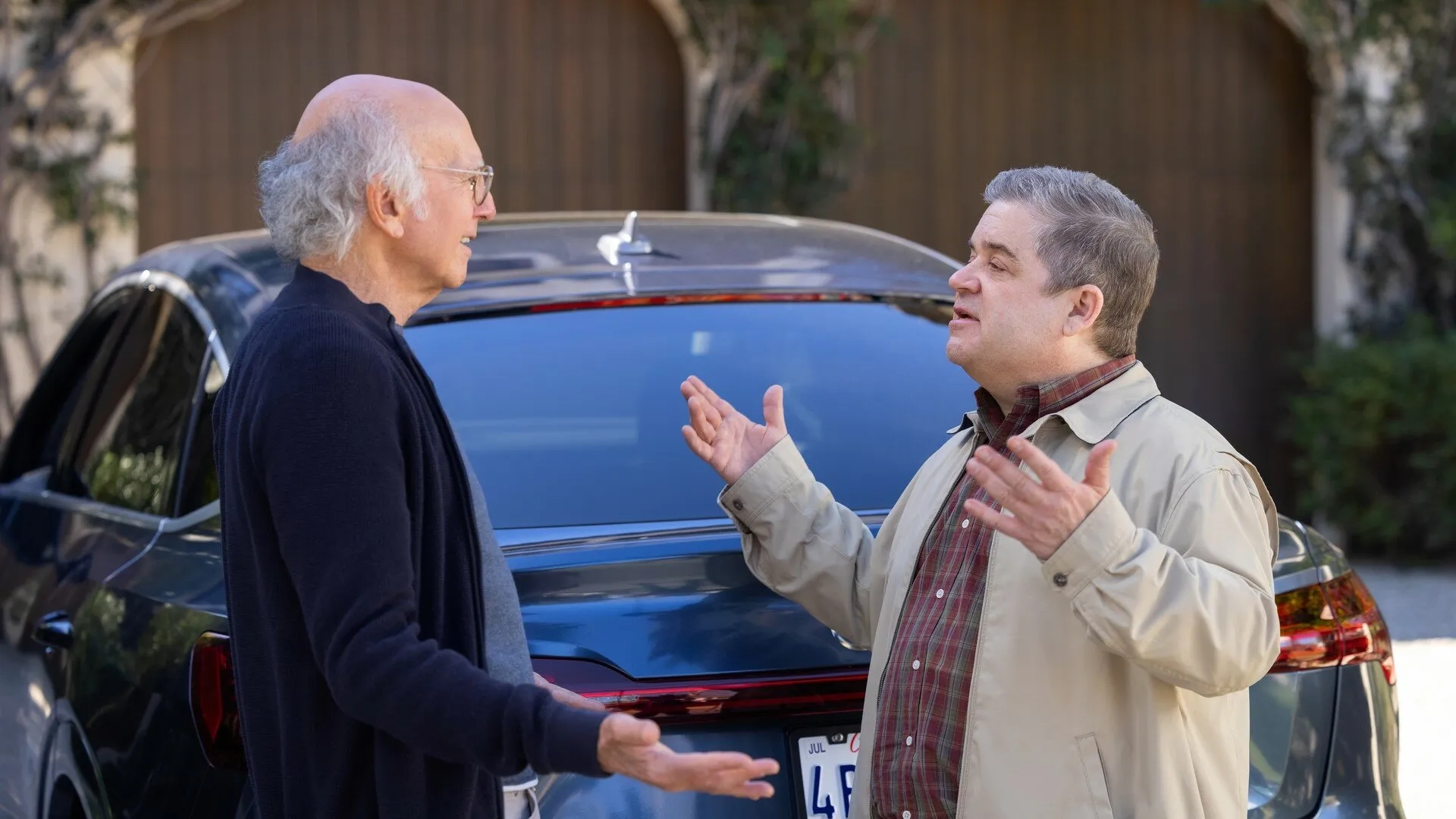 Larry David and Patton Oswalt in Curb Your Enthusiasm (2000)